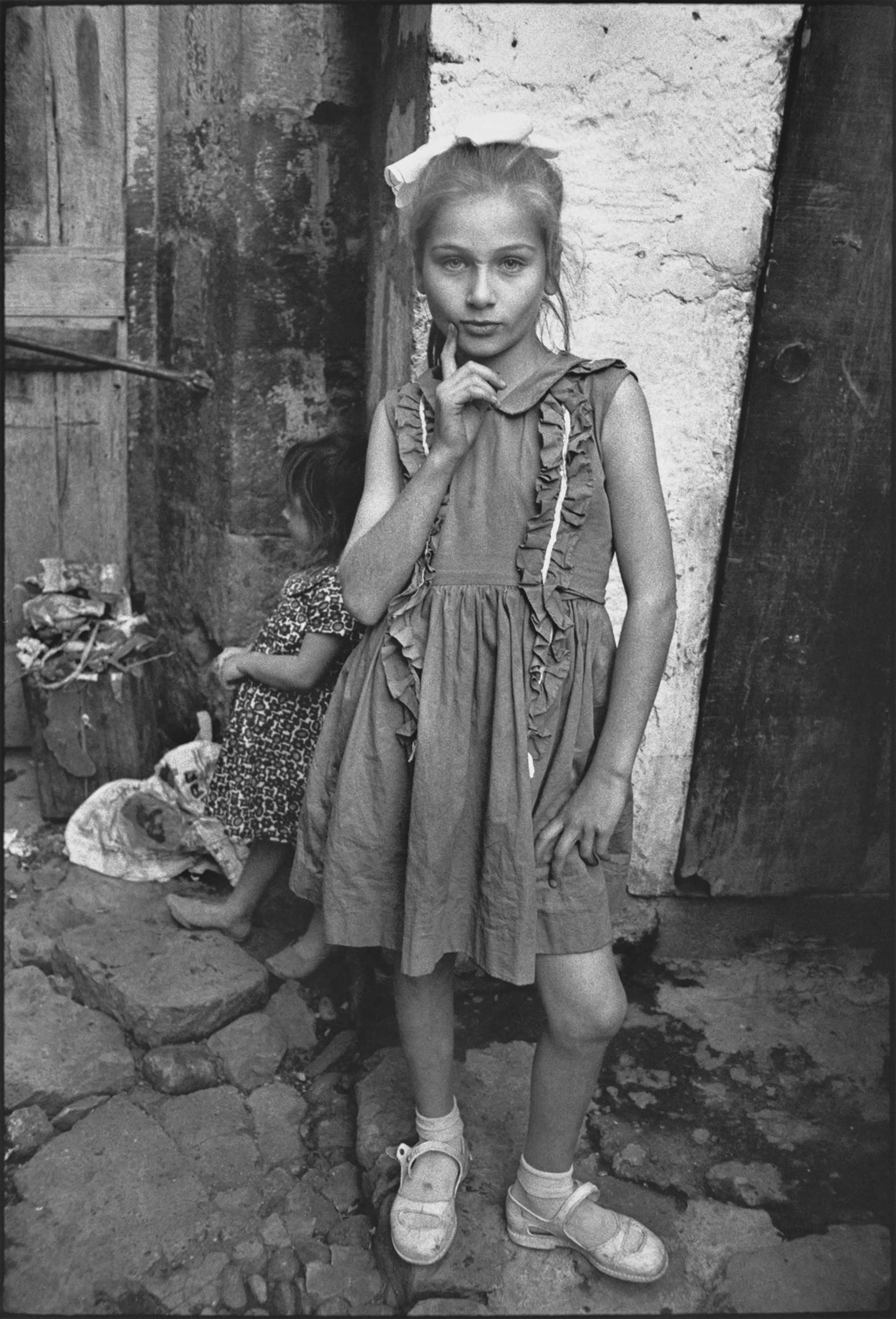 Beautiful Emine posing, Trabzon, Turkey, 1965