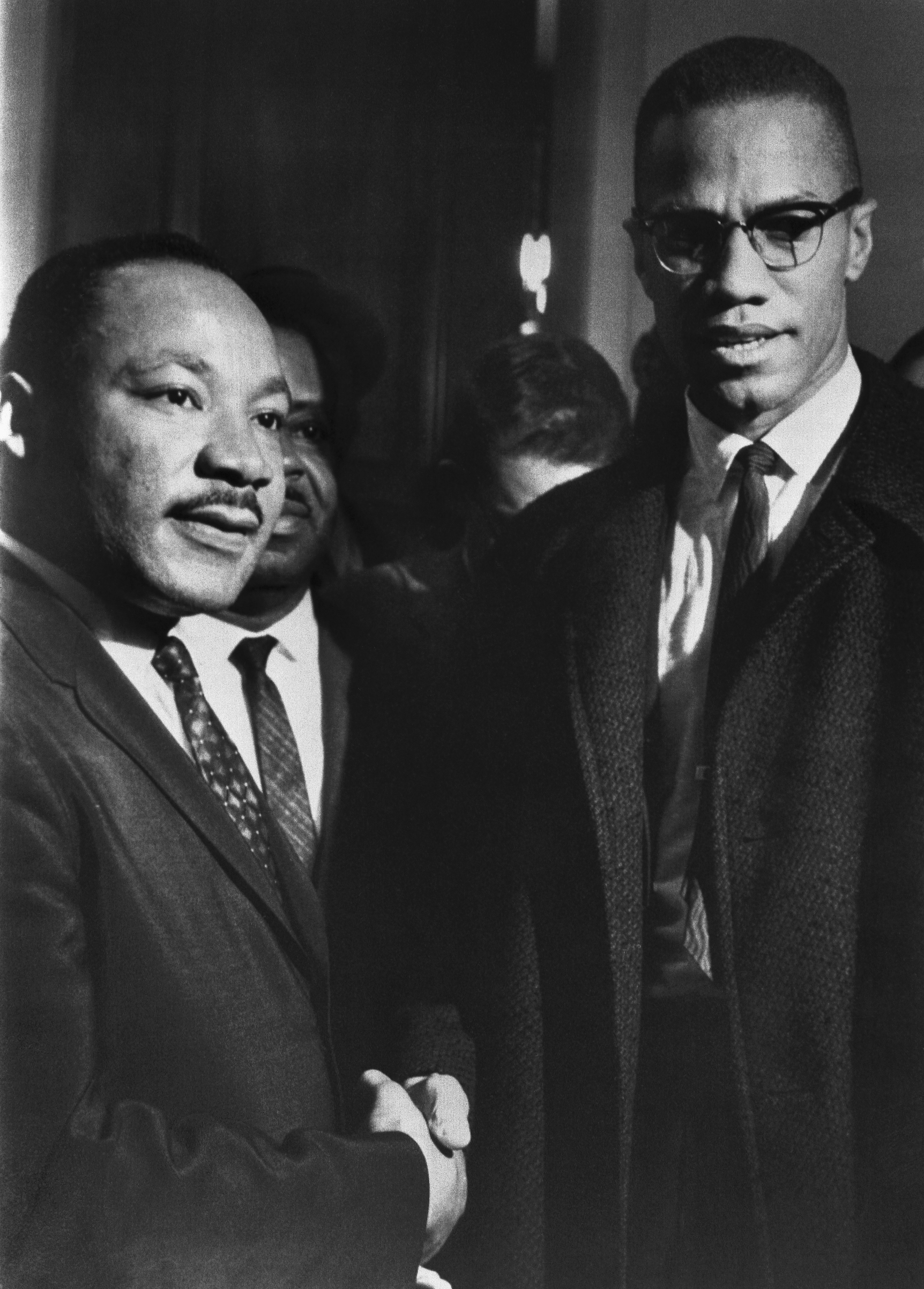 Malcolm X Meets Dr. Martin Luther King