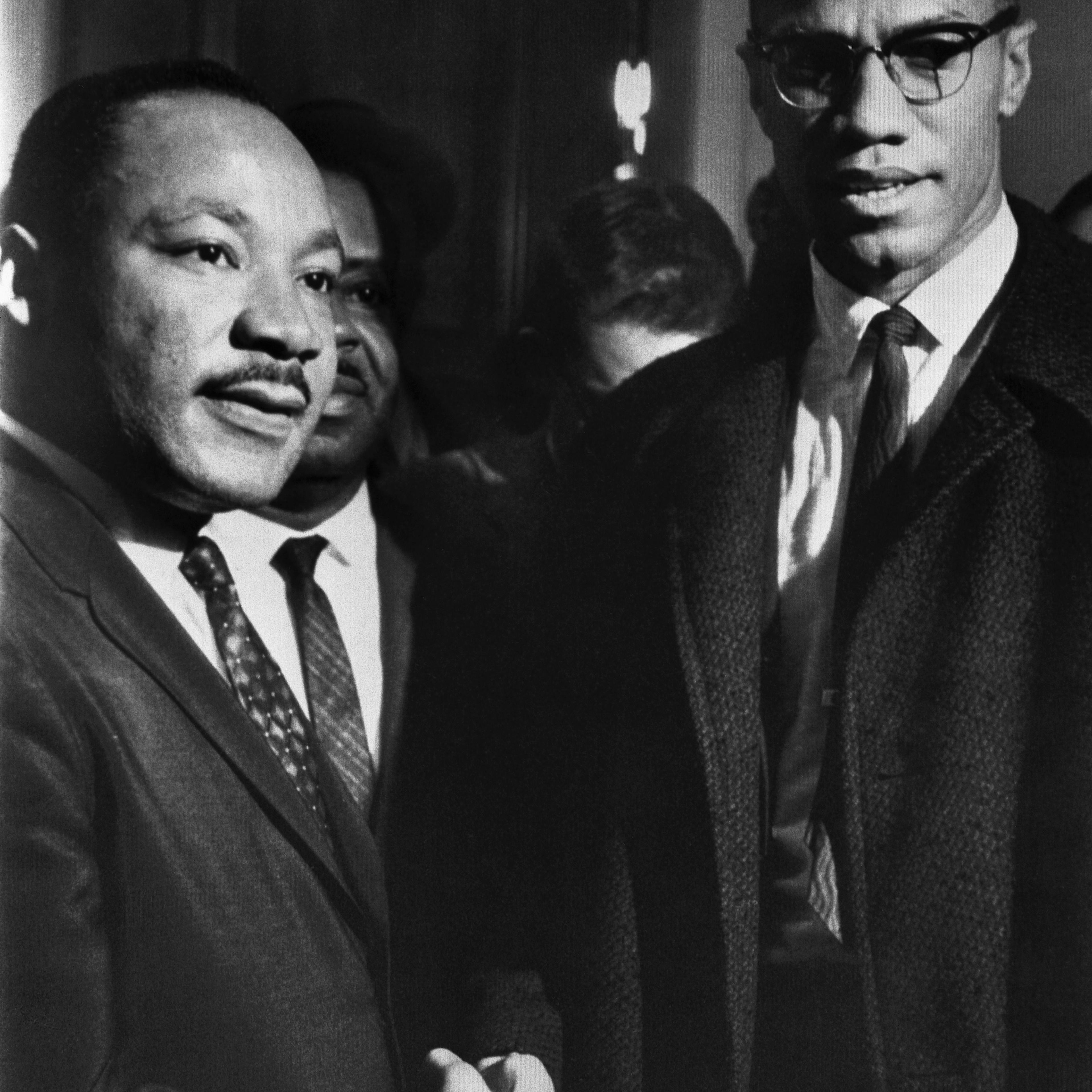 Malcolm X Meets Dr. Martin Luther King