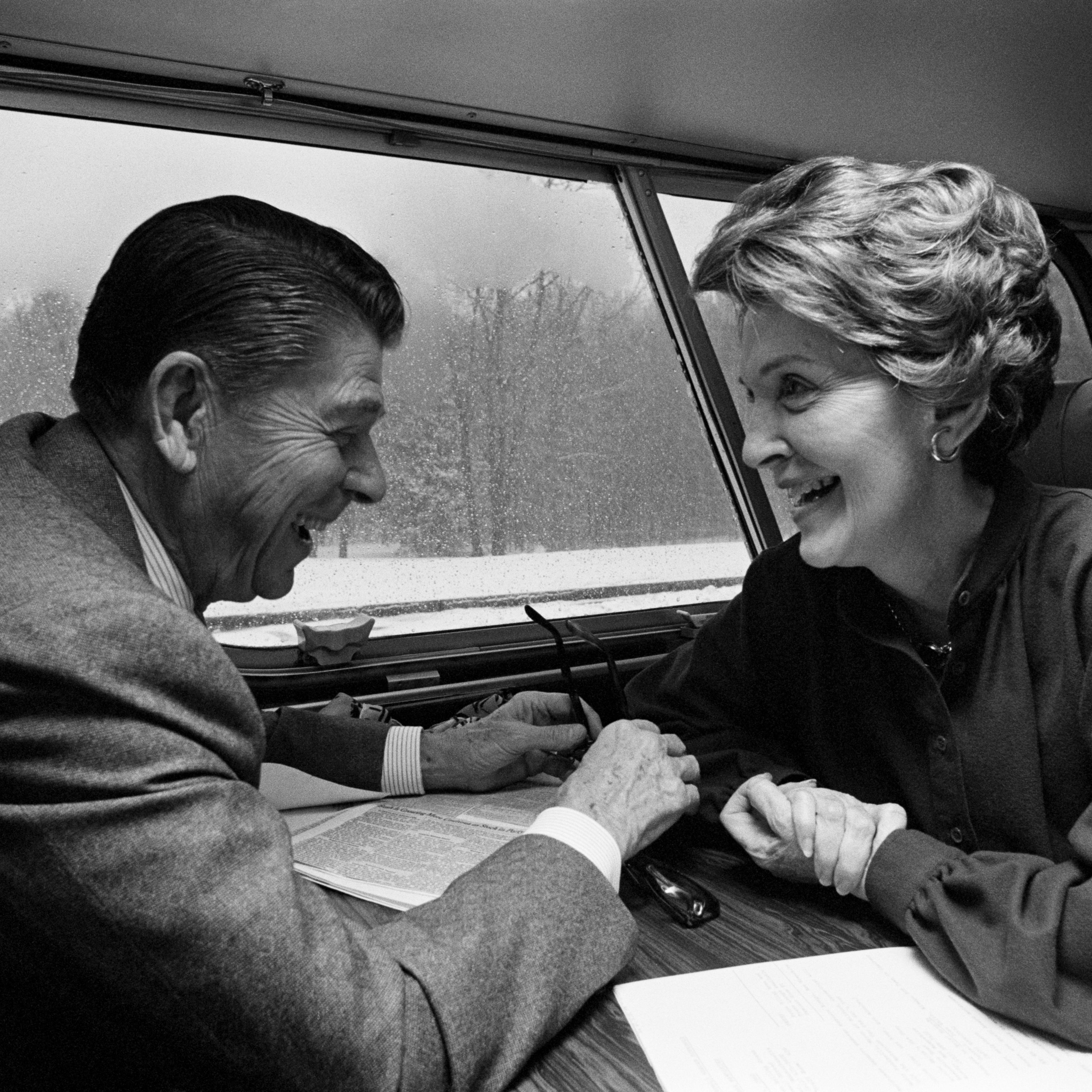 Ronald Reagan Campaigns in New Hampshire