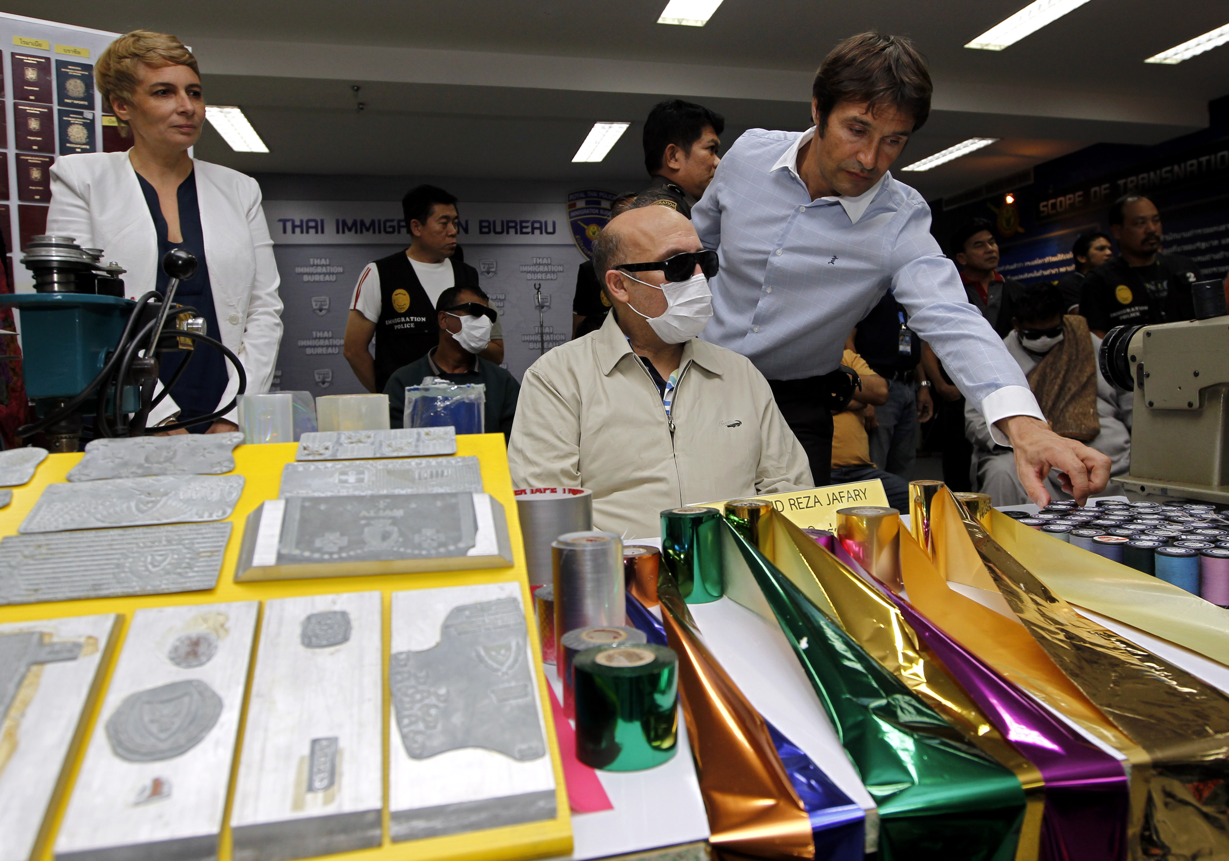 Arrests over fake passports in Thailand