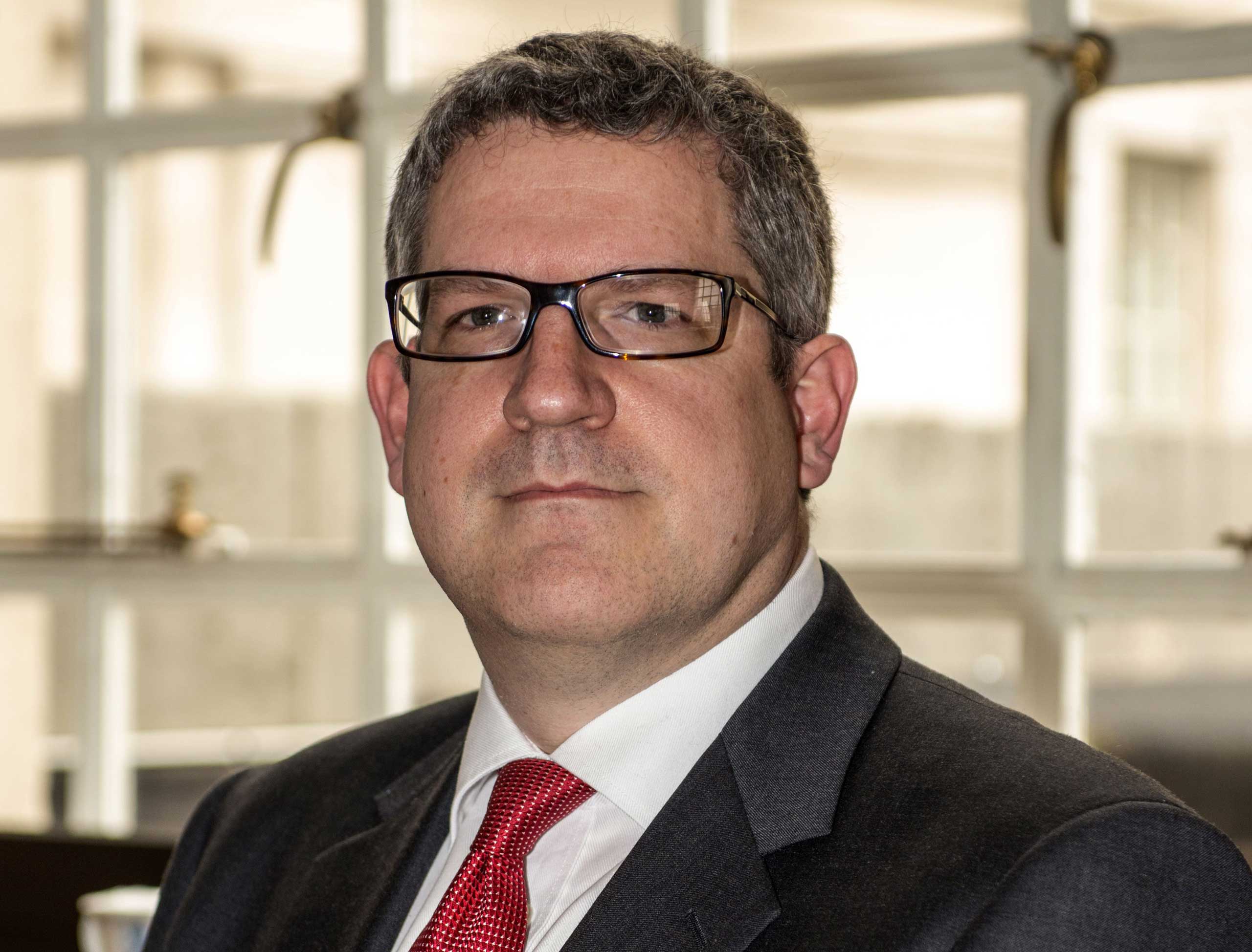 Andrew Parker, the head of British domestic spy agency MI5.