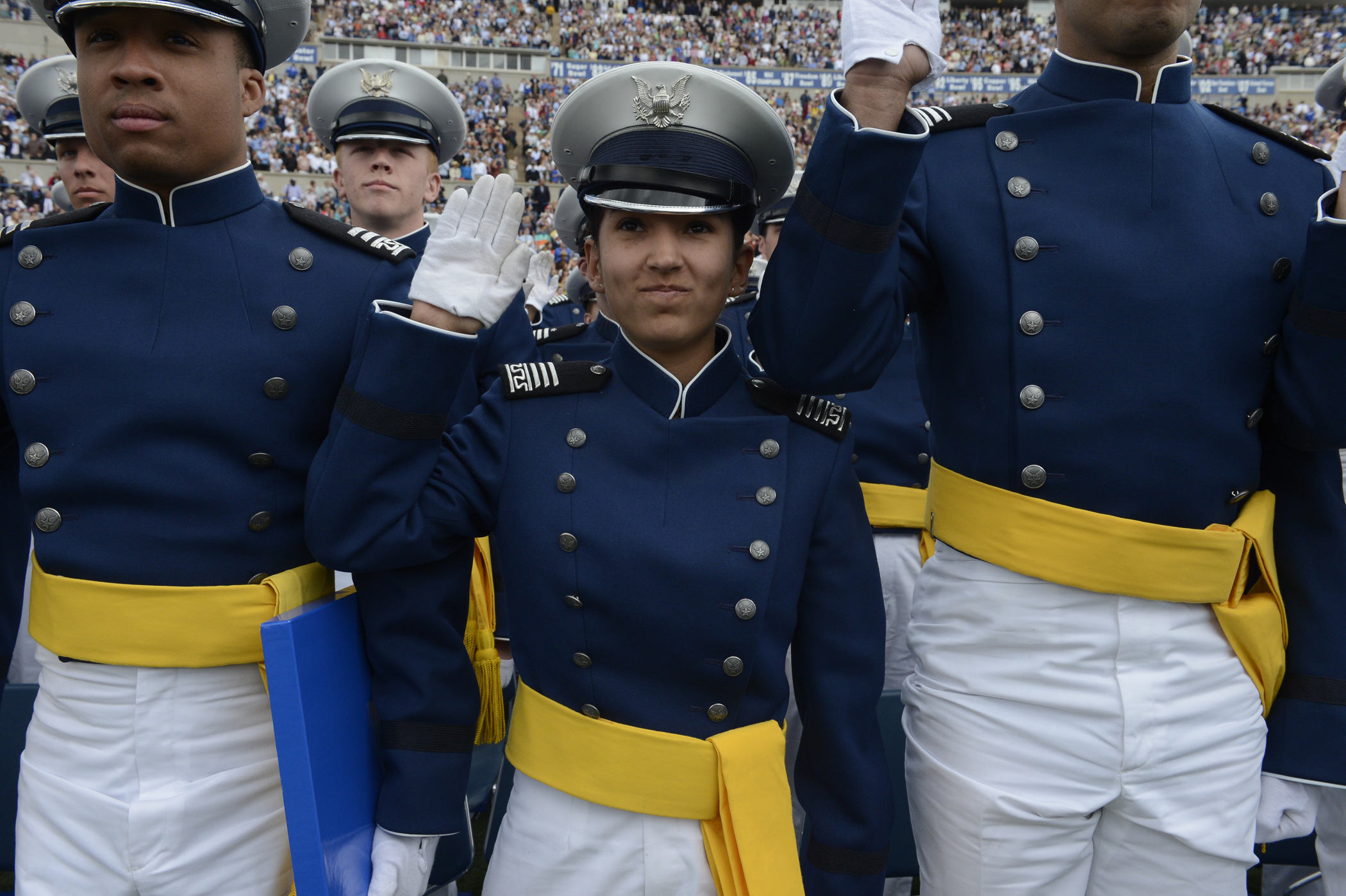 Untited States Air Force Academy graduation ceremony