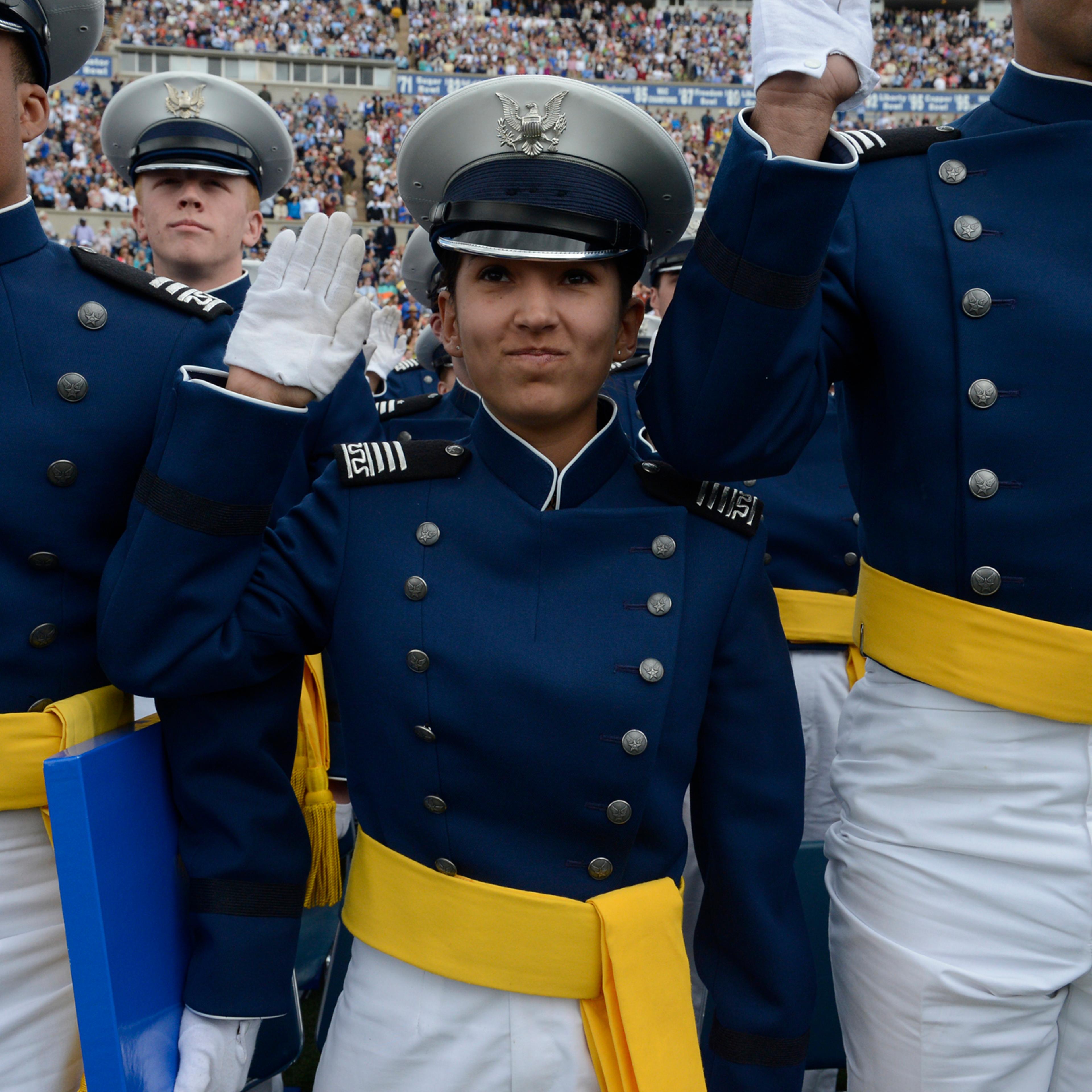 Untited States Air Force Academy graduation ceremony