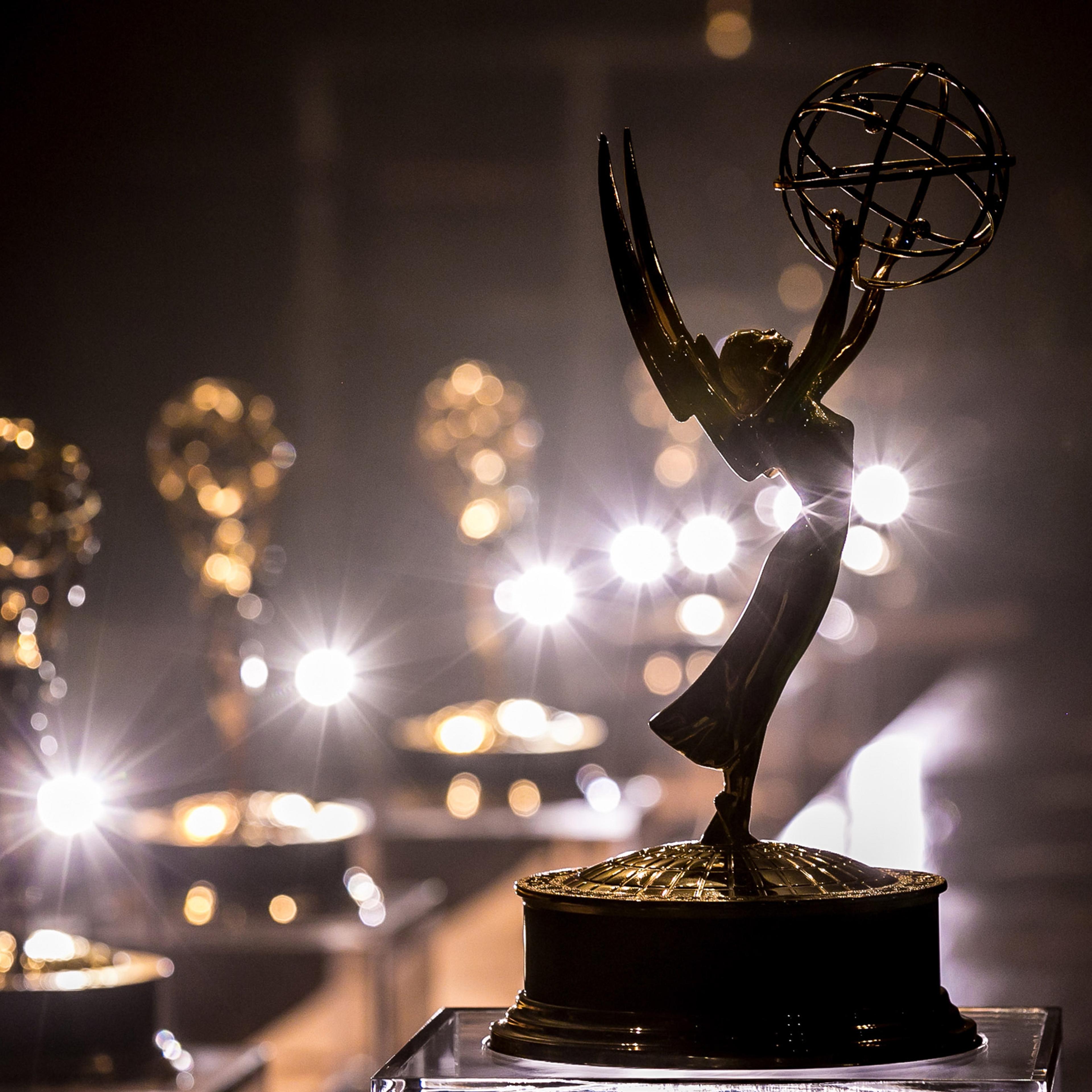 LOS ANGELES, CA - SEPTEMBER 14: A general view of atmosphere of the Emmy Award at the 68th Emmy Awards Press Preview Day at Microsoft Theater on September 14, 2016 in Los Angeles, California. (Photo by Gabriel Olsen/FilmMagic)