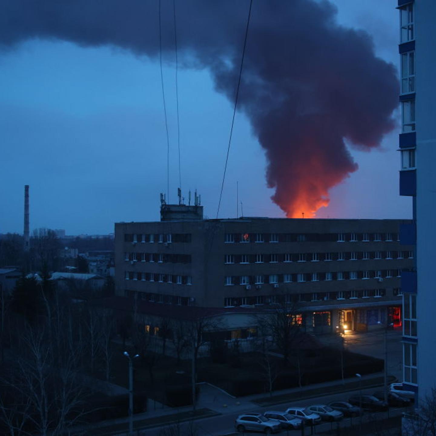 Russian Missile Attack On Kharkiv Energy Sector