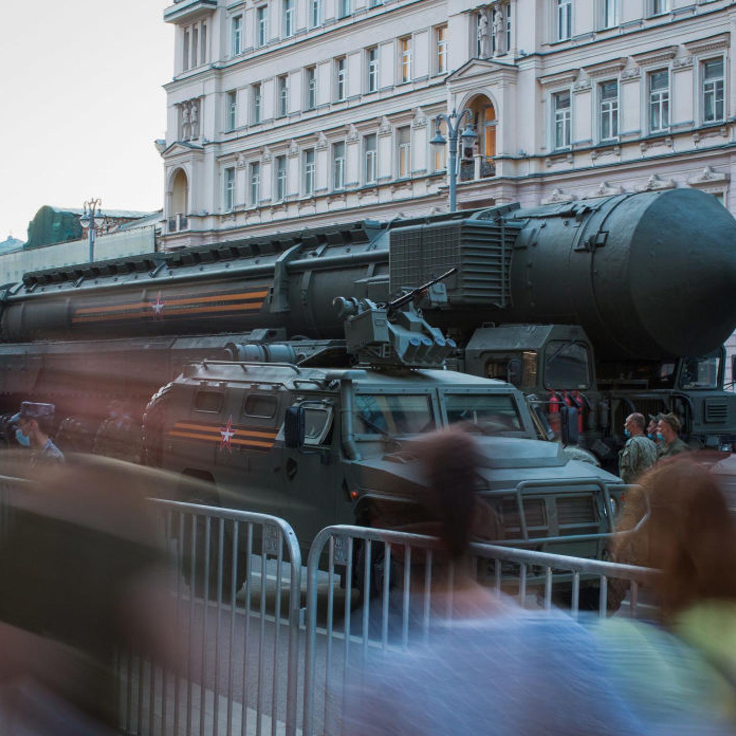 Russian Military Perform Victory Day Parade Runthrough