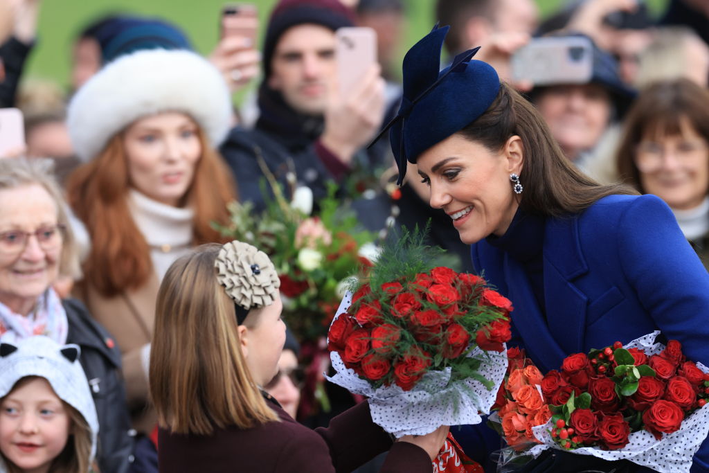 Kate Middleton at the Christmas Morning Service in 2023