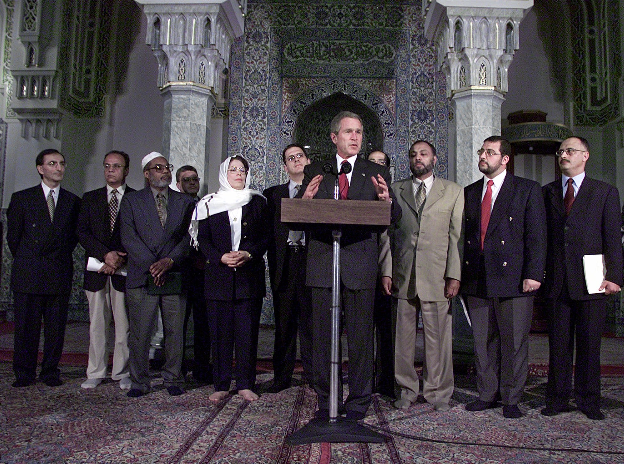 george bush islam peace