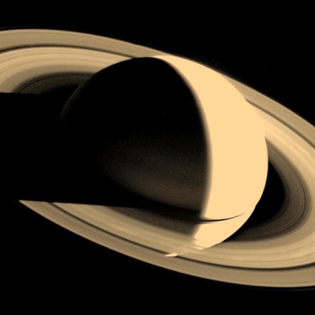 Nothing good lasts forever: Saturn and it's (for now) rings, photographed during the Voyager missions