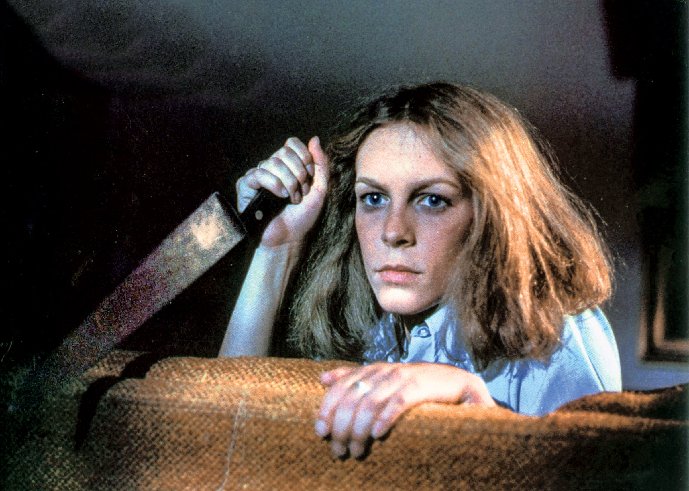 Jamie Lee Curtis as Laurie in "Halloween".