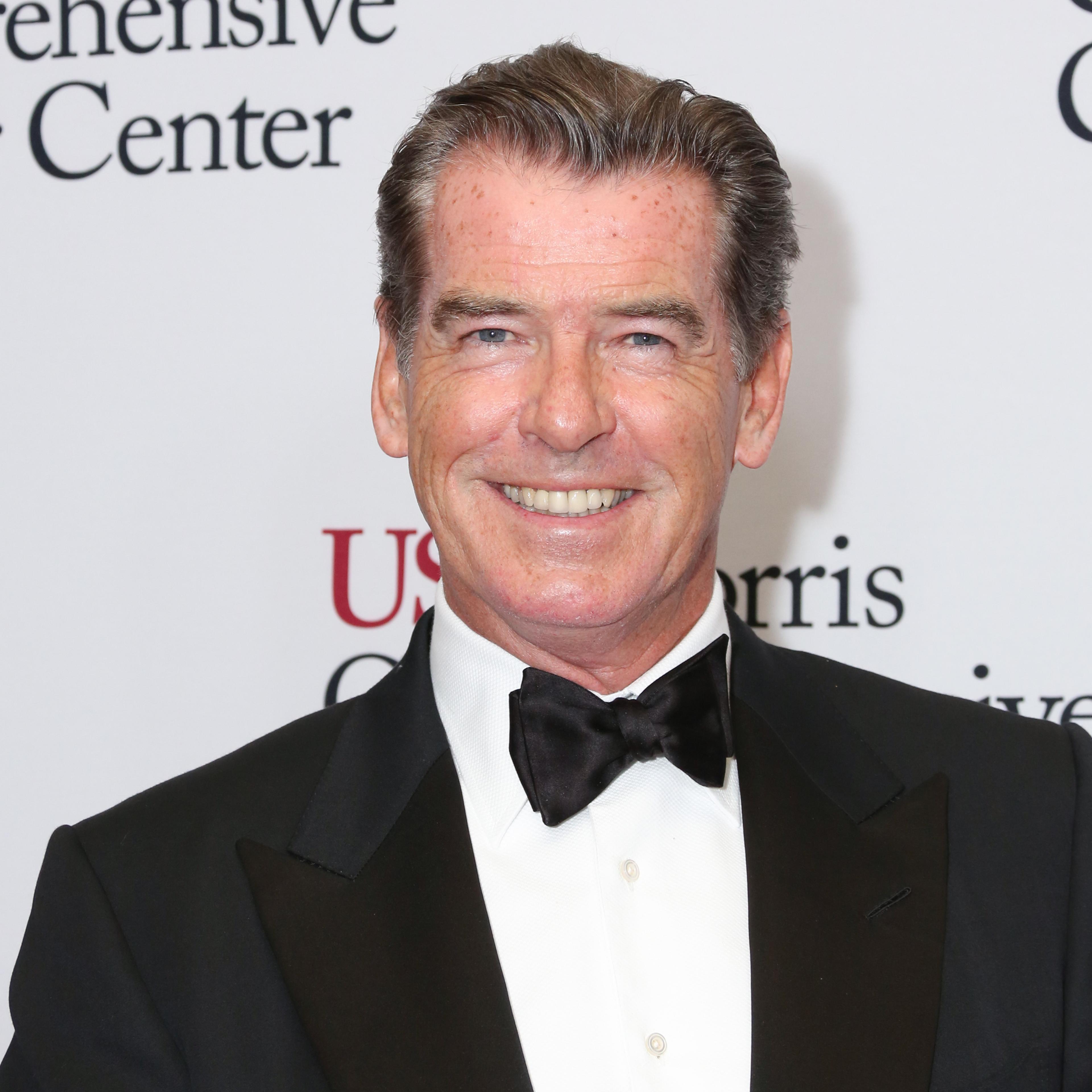Pierce Brosnan attends the USC Norris Cancer Center Gala on Oct. 10, 2015 in Beverly Hills, Calif.