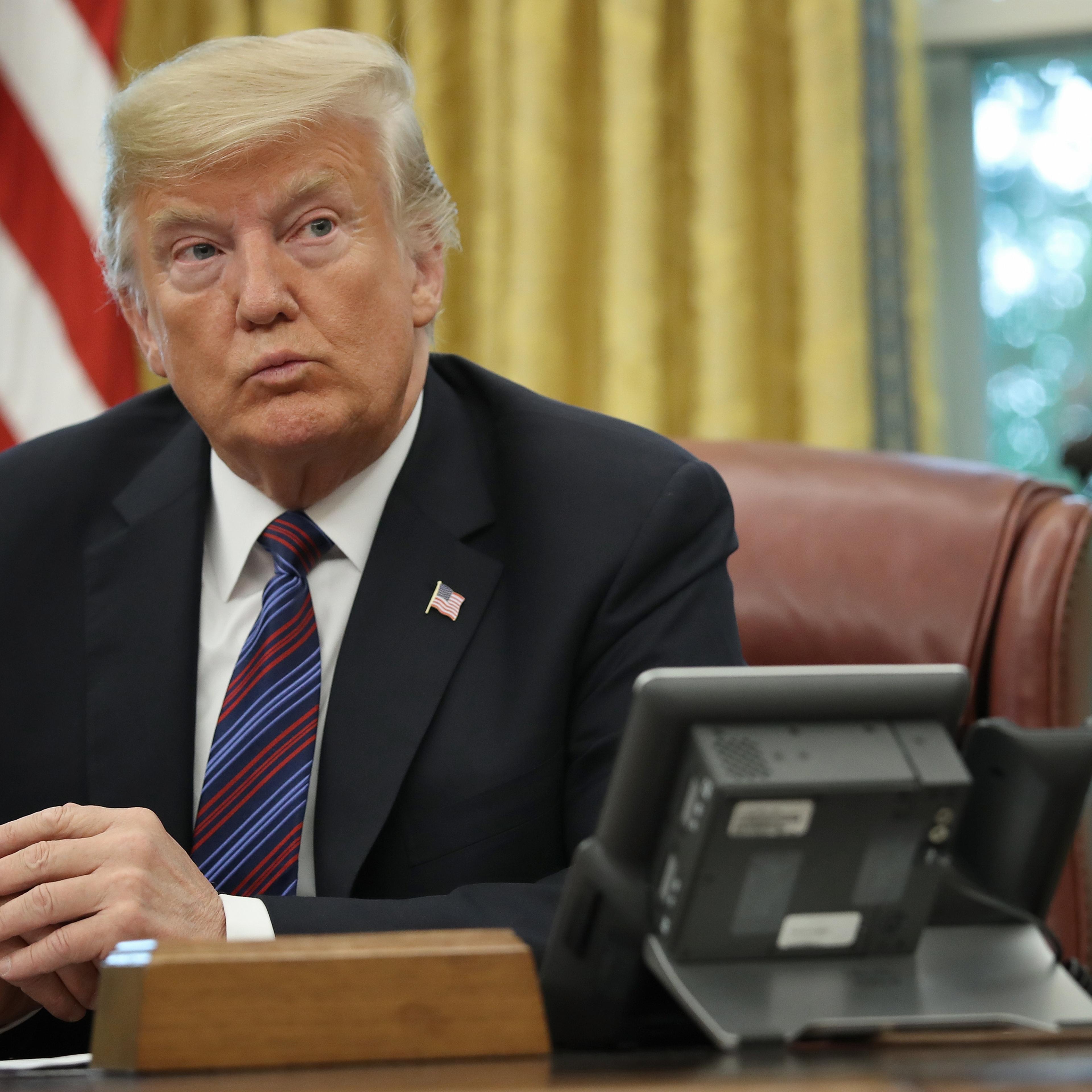Trump in the Oval Office