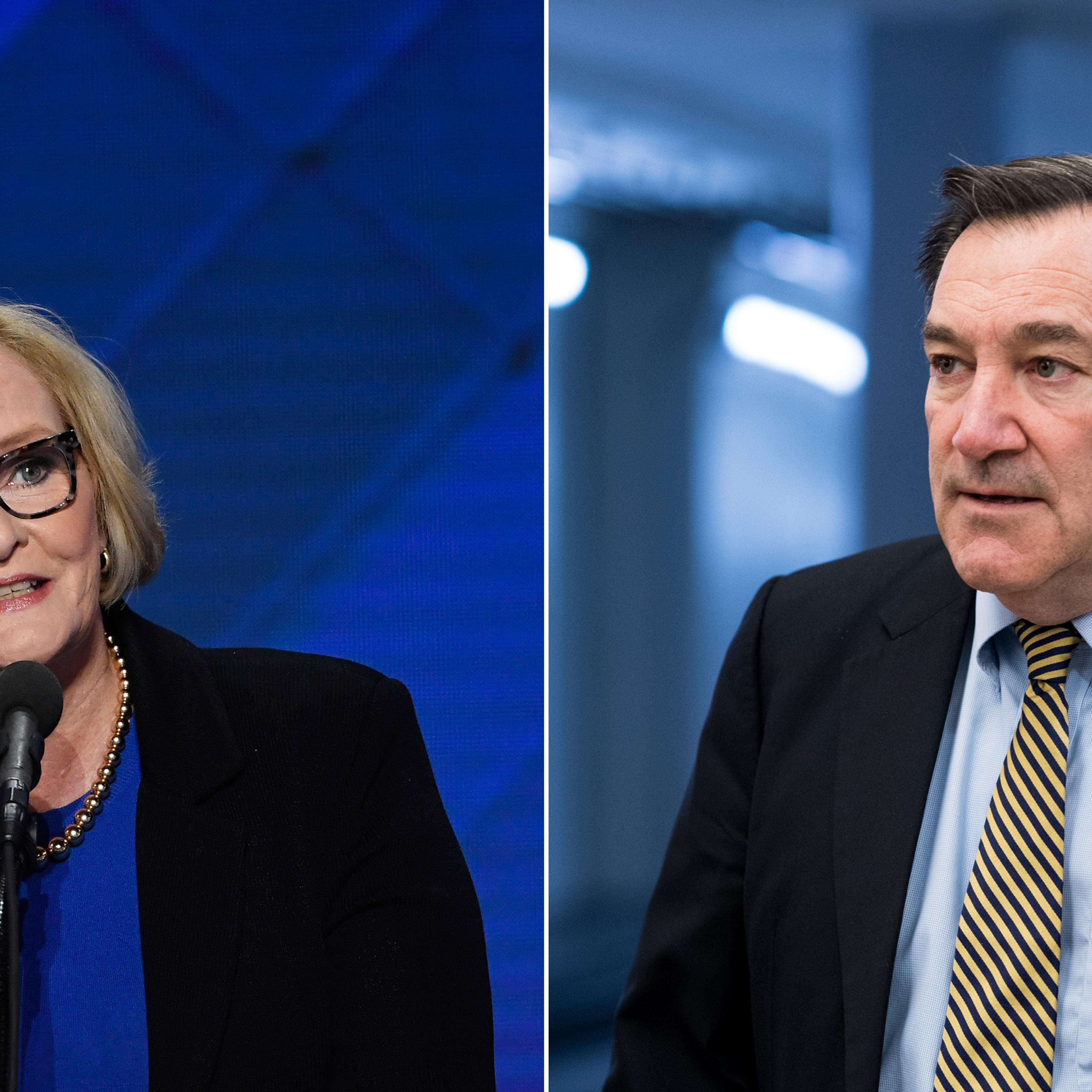 Sen. Claire McCaskill and Sen. Joe Donnelly