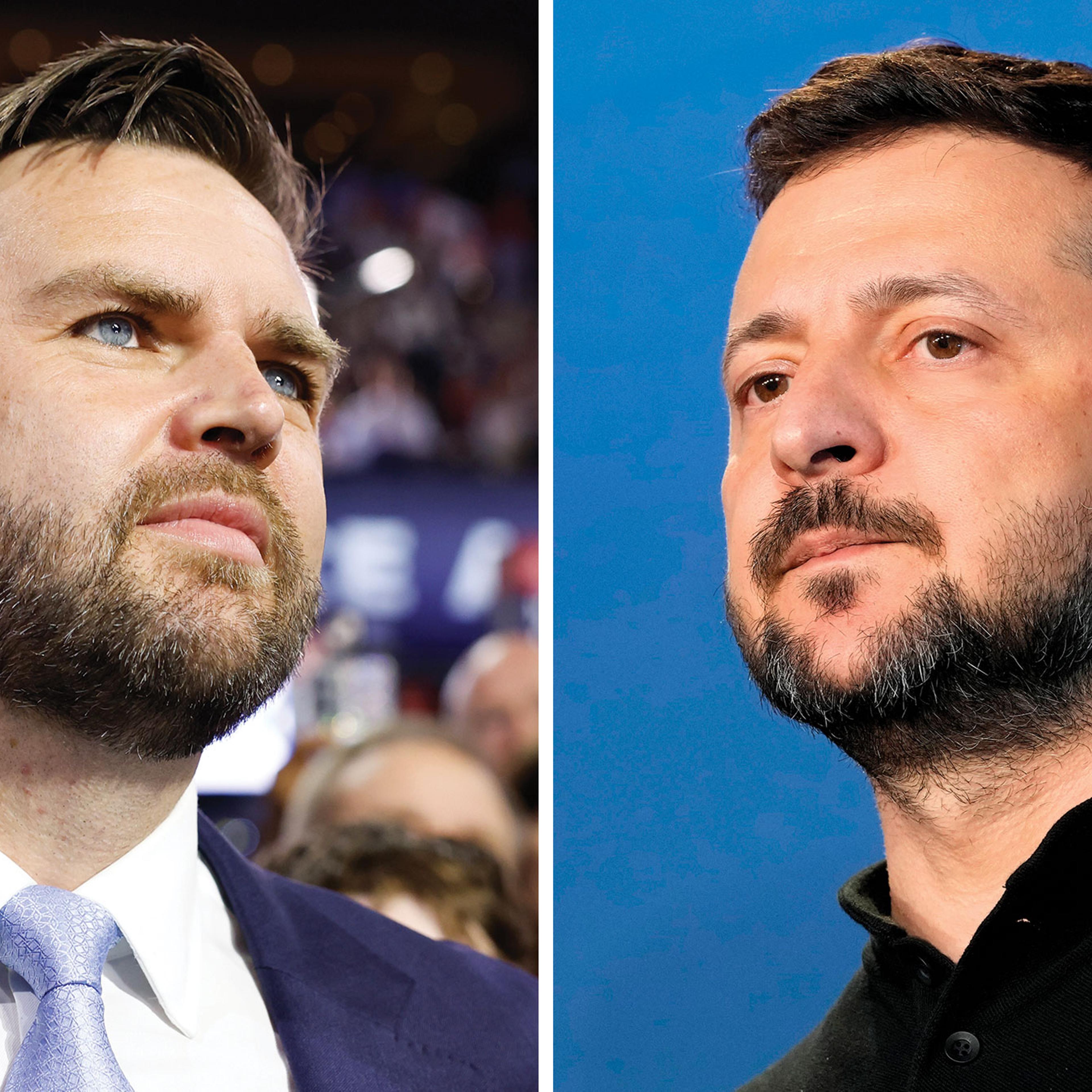 Senator J.D. Vance and President Zelensky