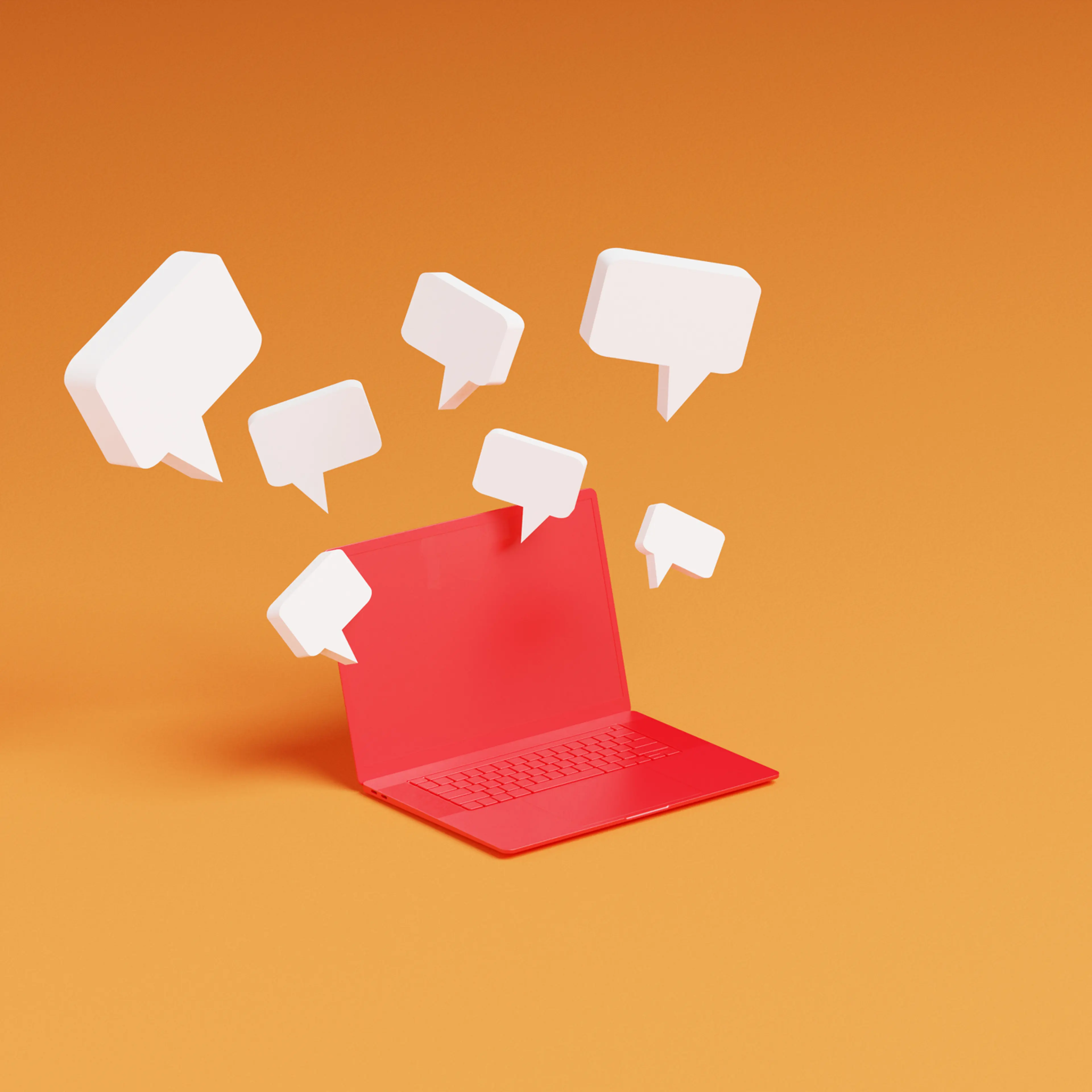 Laptop Communicating