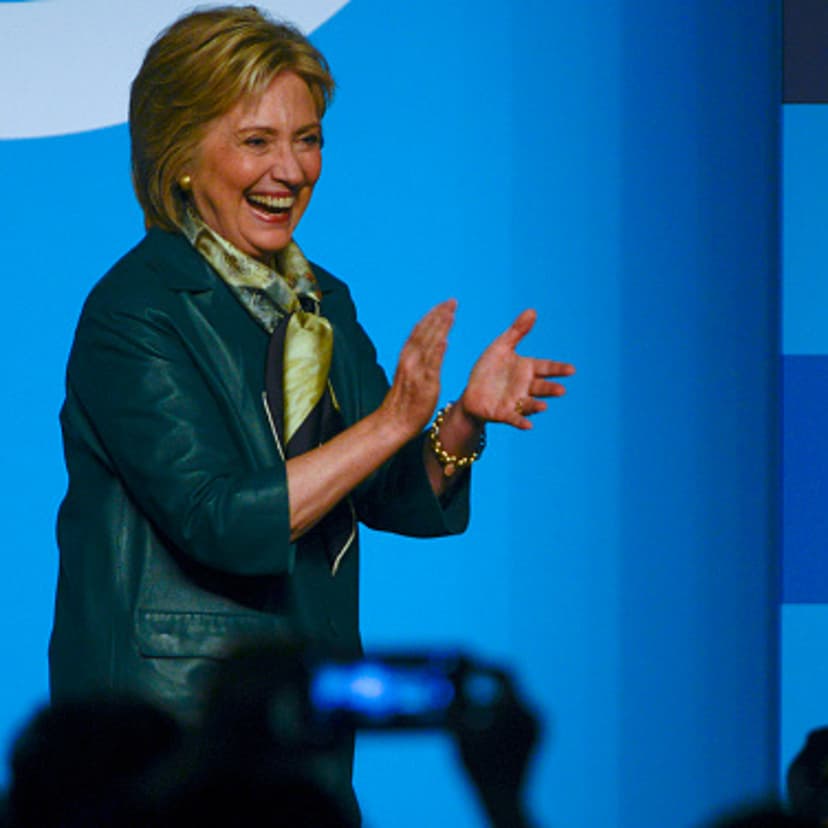 Hillary Clinton speaks during the Democratic National Committee 22nd Annual Women's Leadership Forum National Issues Conference at Grand Hyatt Washington DC on October 23, 2015 in Washington, DC.