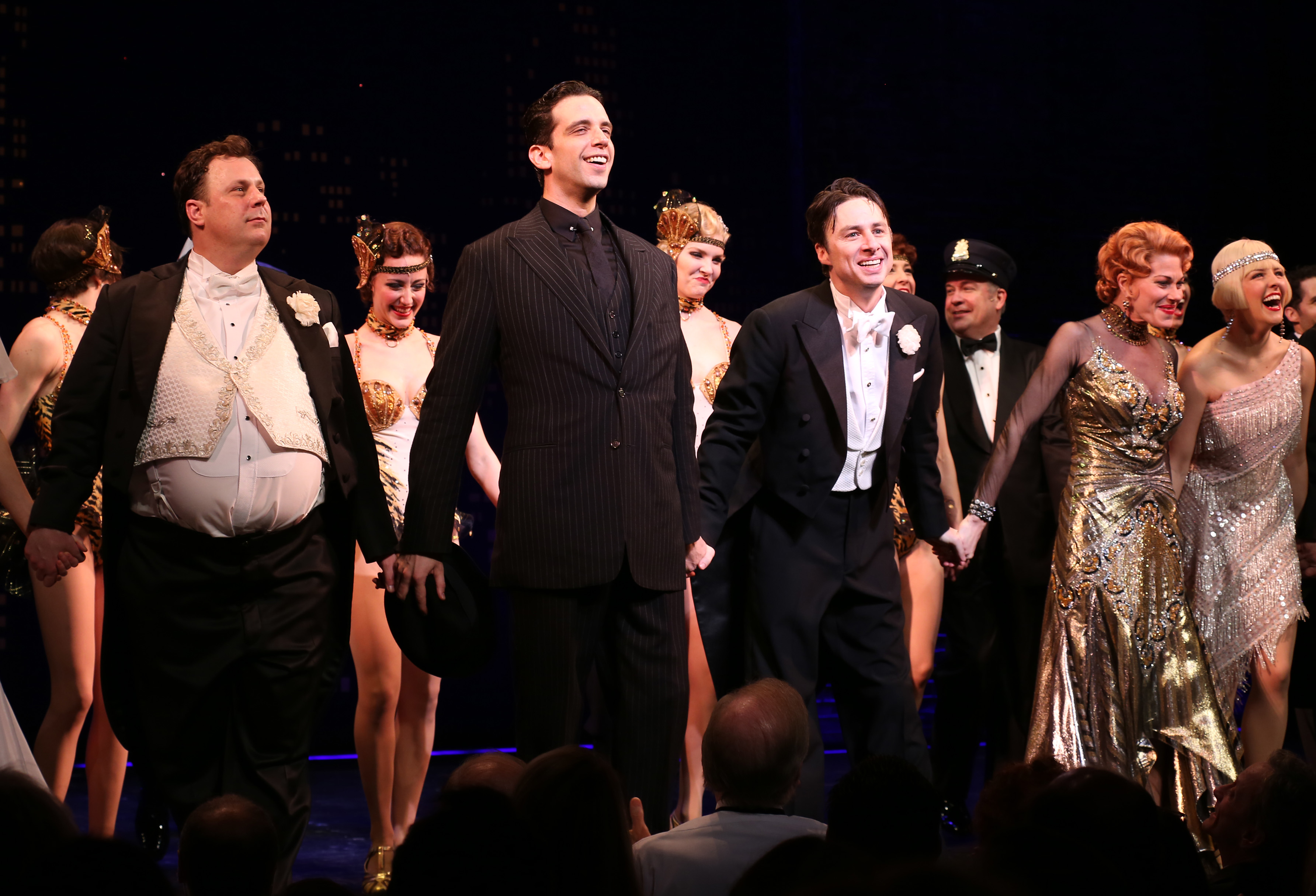 "Bullets Over Broadway" Opening Night Celebration - Arrivals And Curtain Call