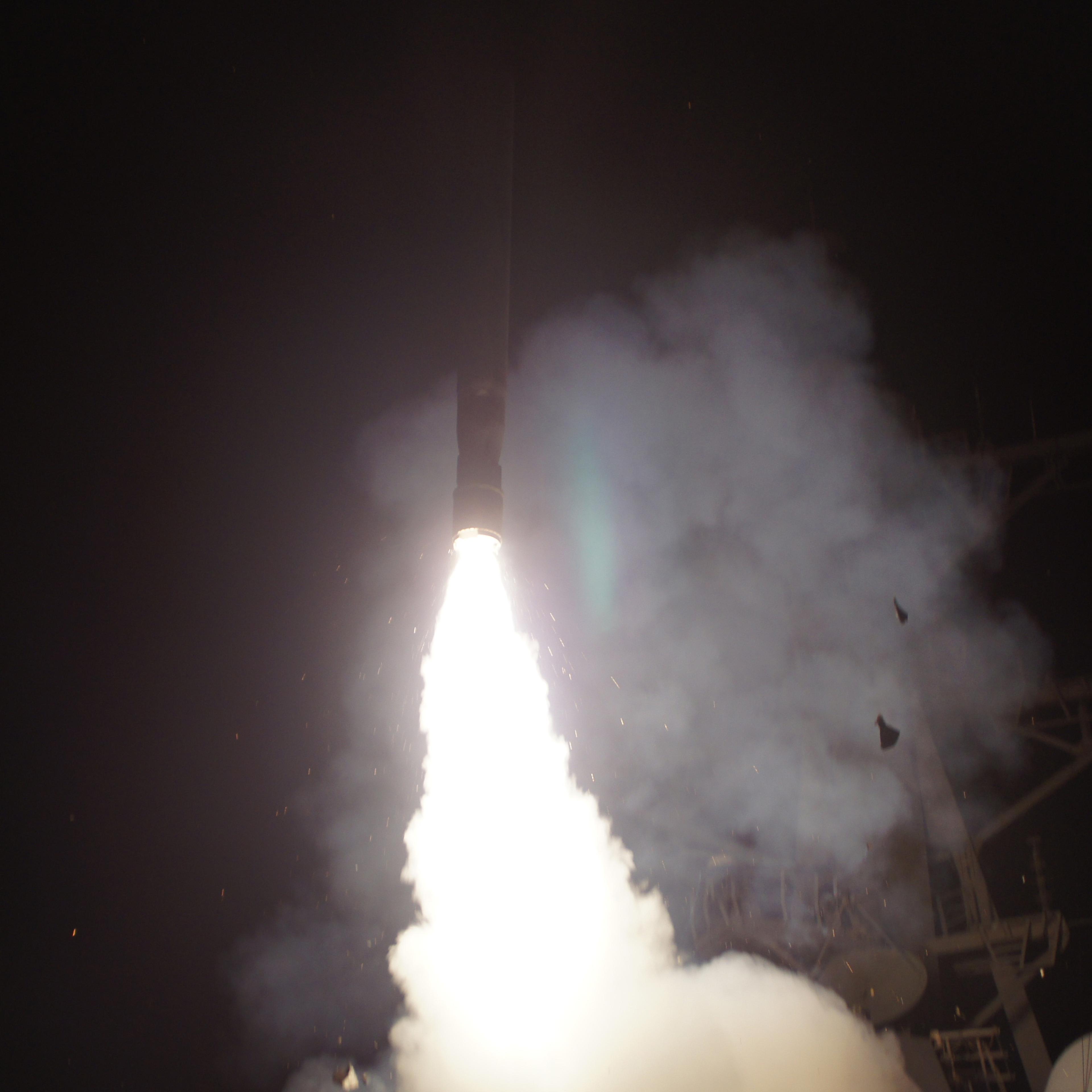 U.S. Navy Targets Gaddafi Military Sites On the Libyan Coast