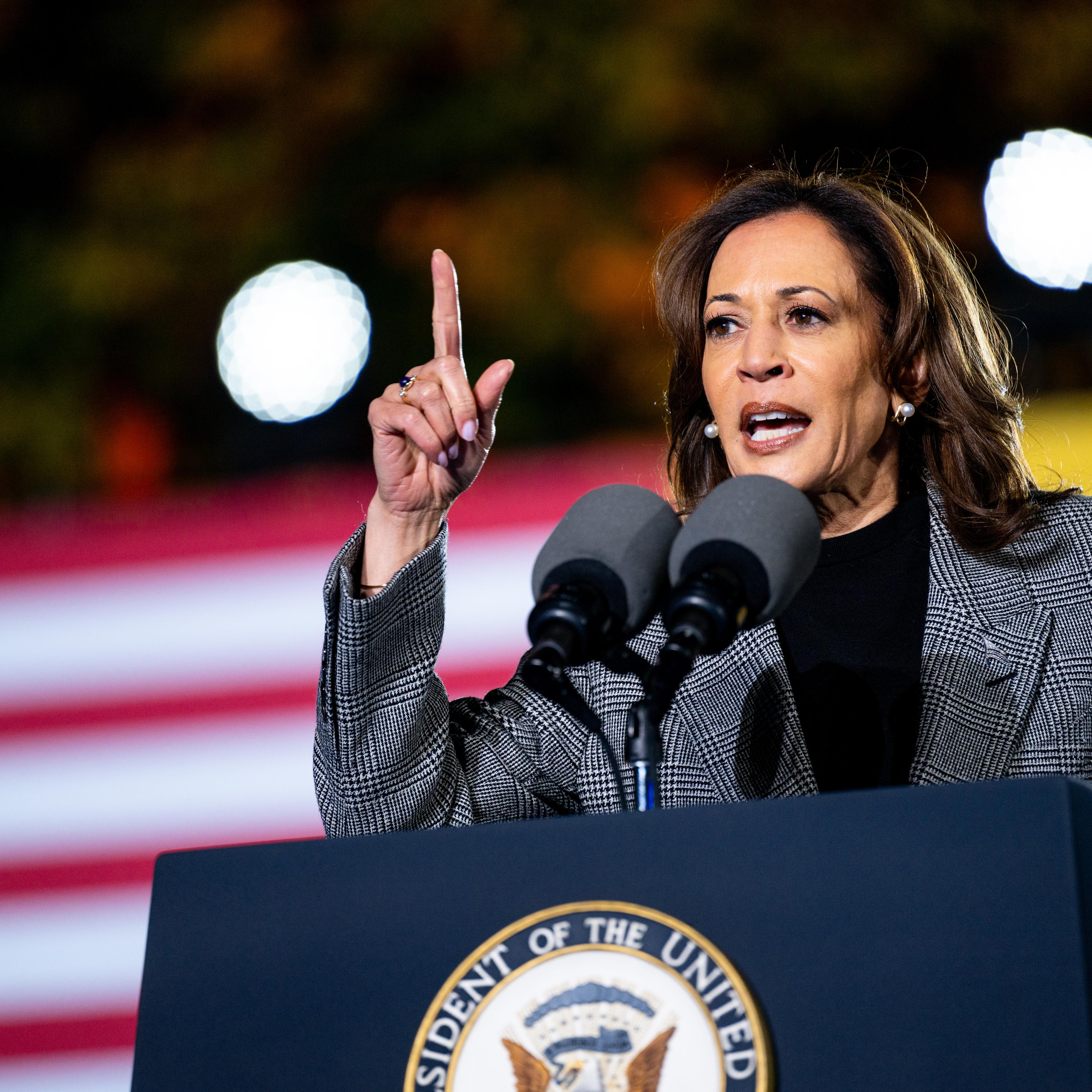 Kamala Harris Campaigns For President Across Michigan