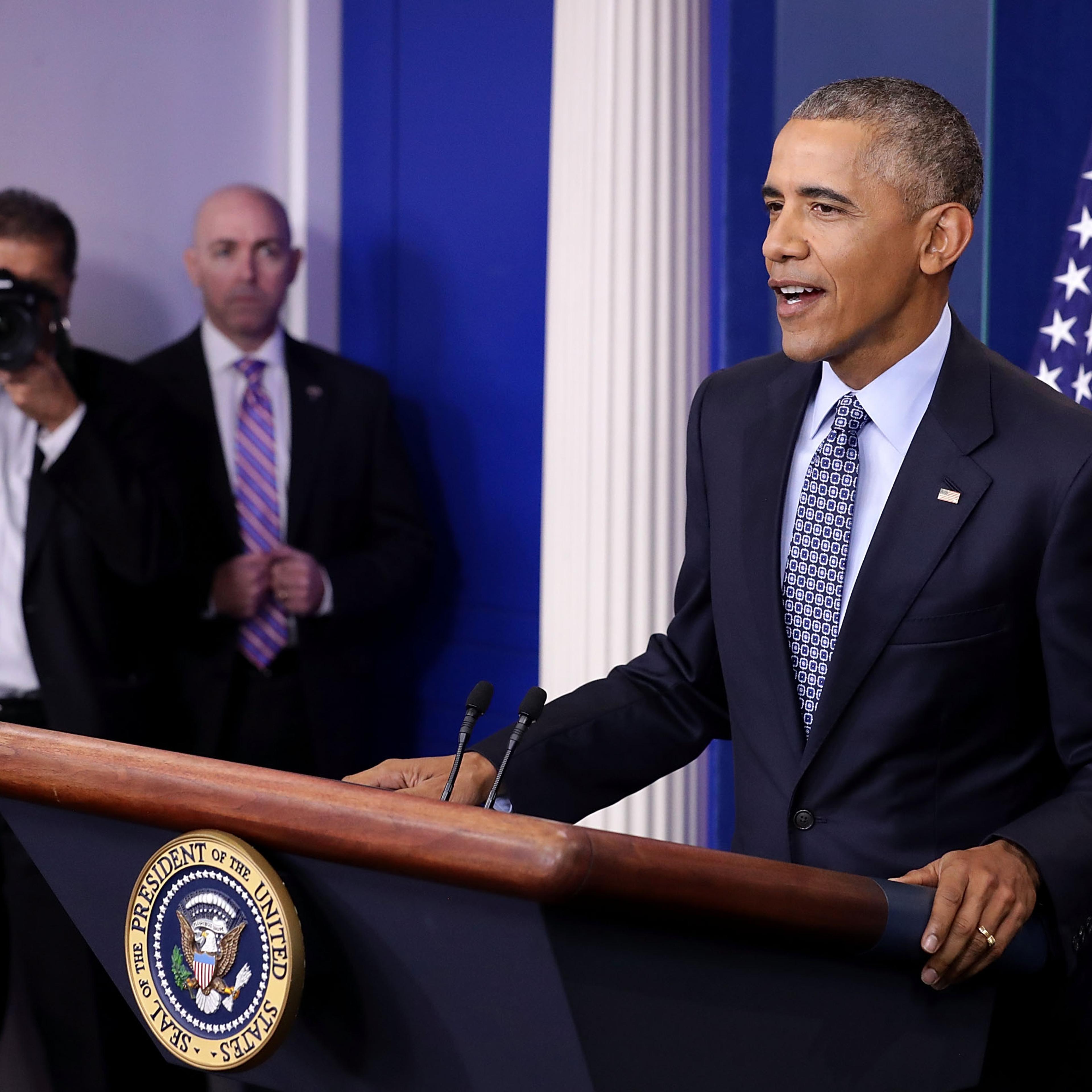 President Obama Holds Final News Conference At The White House
