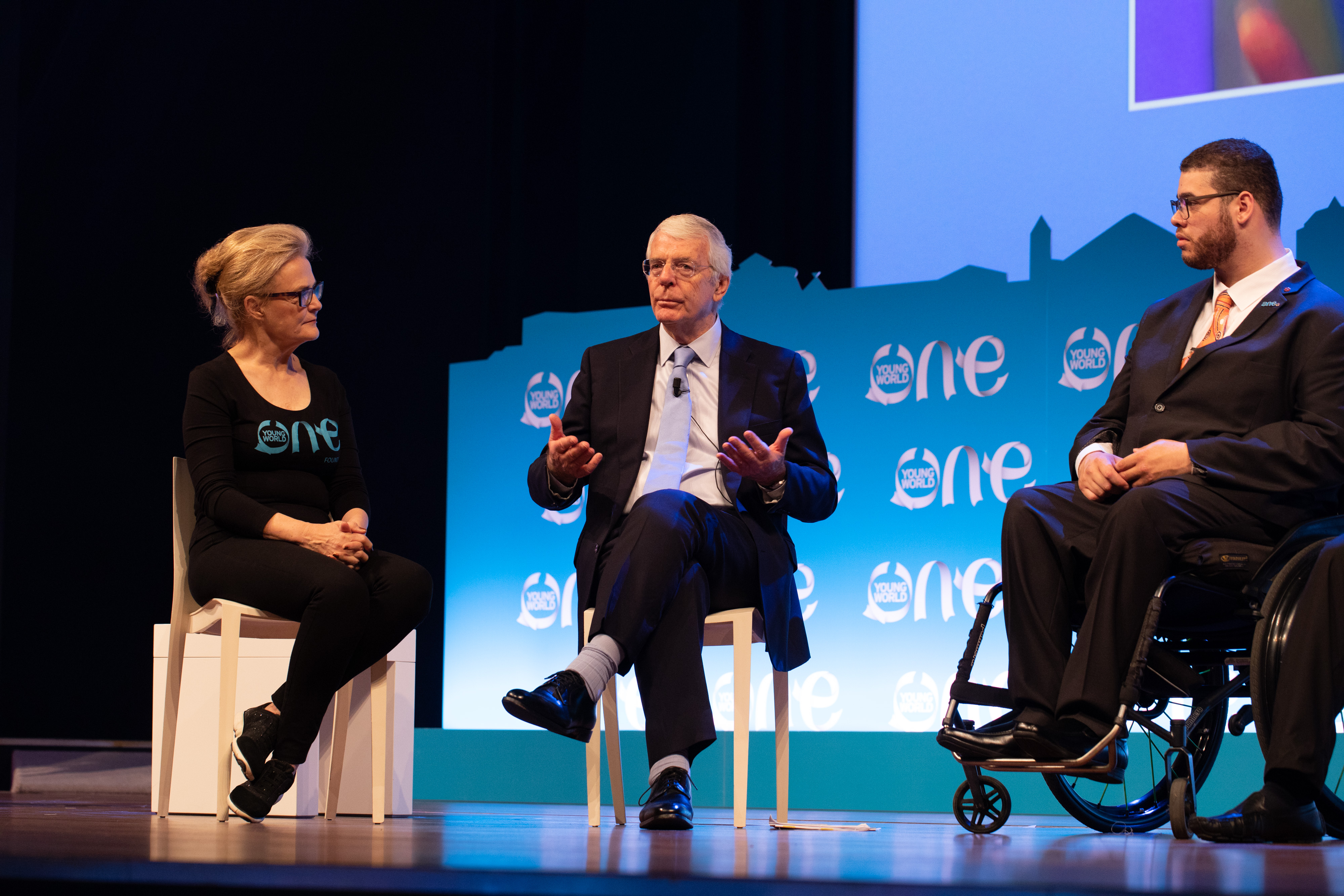 Sir John Major at 2018 One Young World Summit