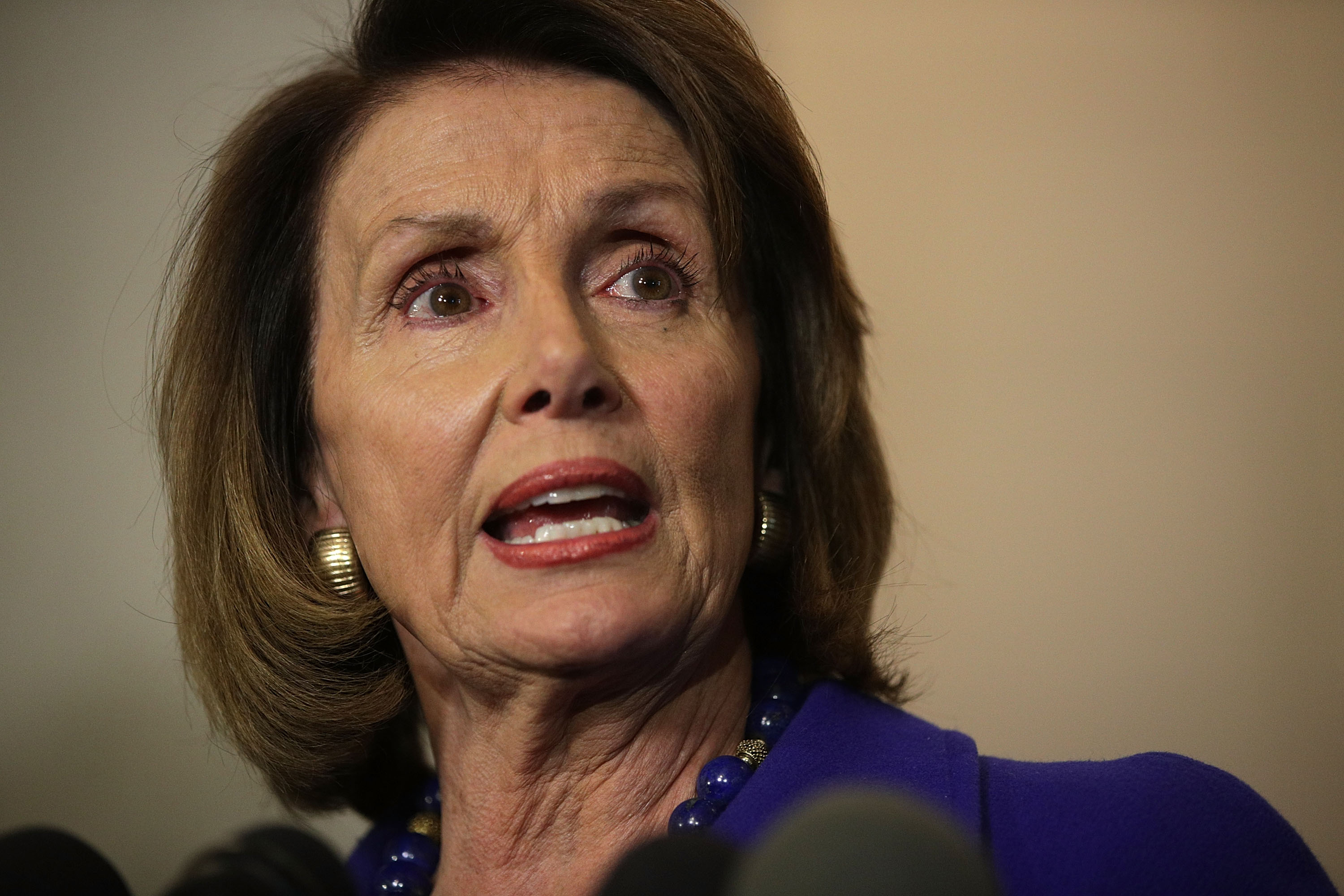 Nancy Pelosi Holds Her Weekly Press Conference At The U.S. Capitol