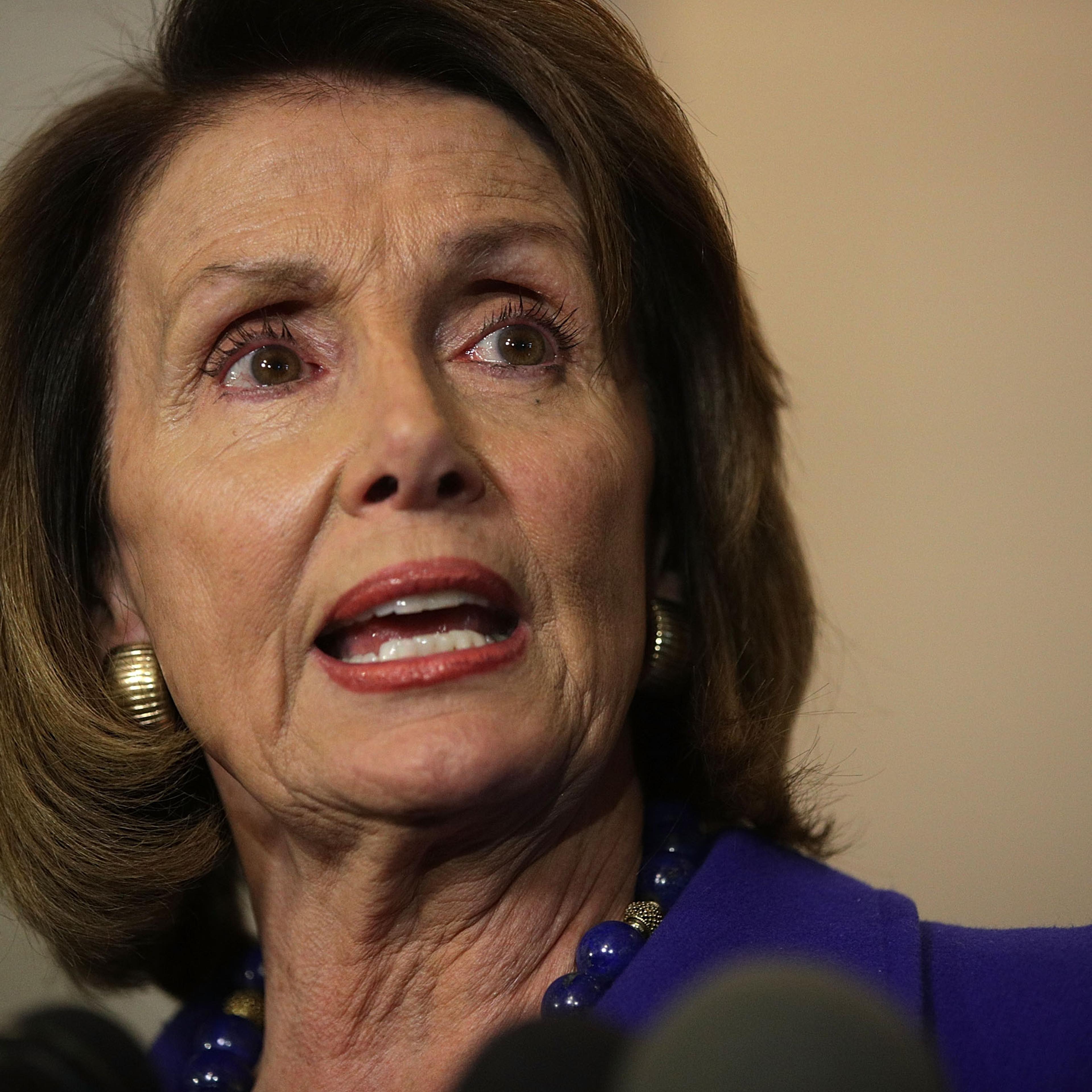 Nancy Pelosi Holds Her Weekly Press Conference At The U.S. Capitol