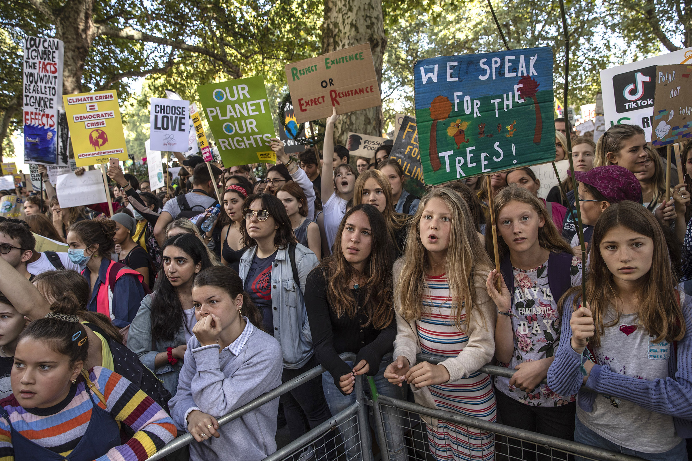 Activists In London Join The Global Climate Strike