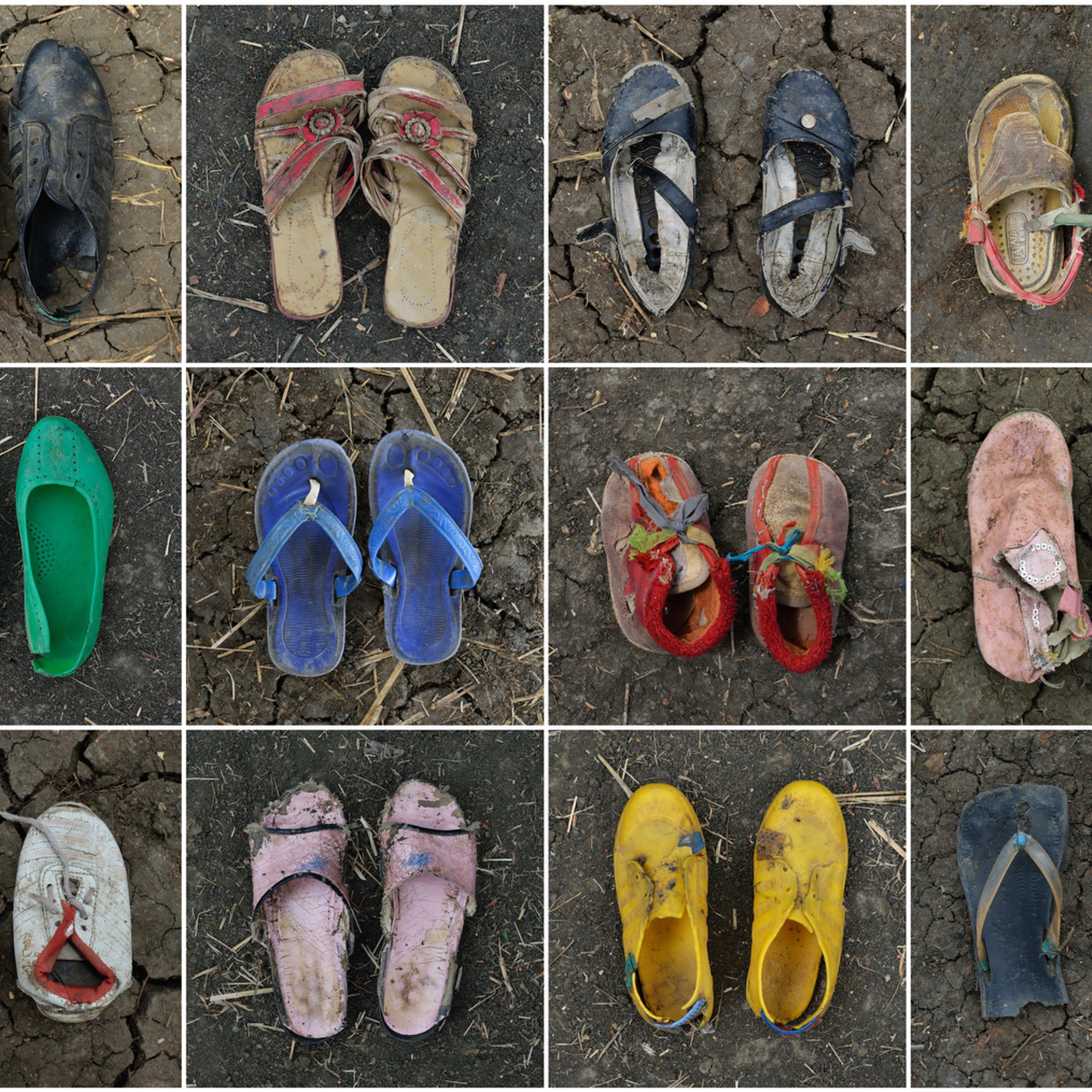 A Long Walk (Refugee Shoe Project)