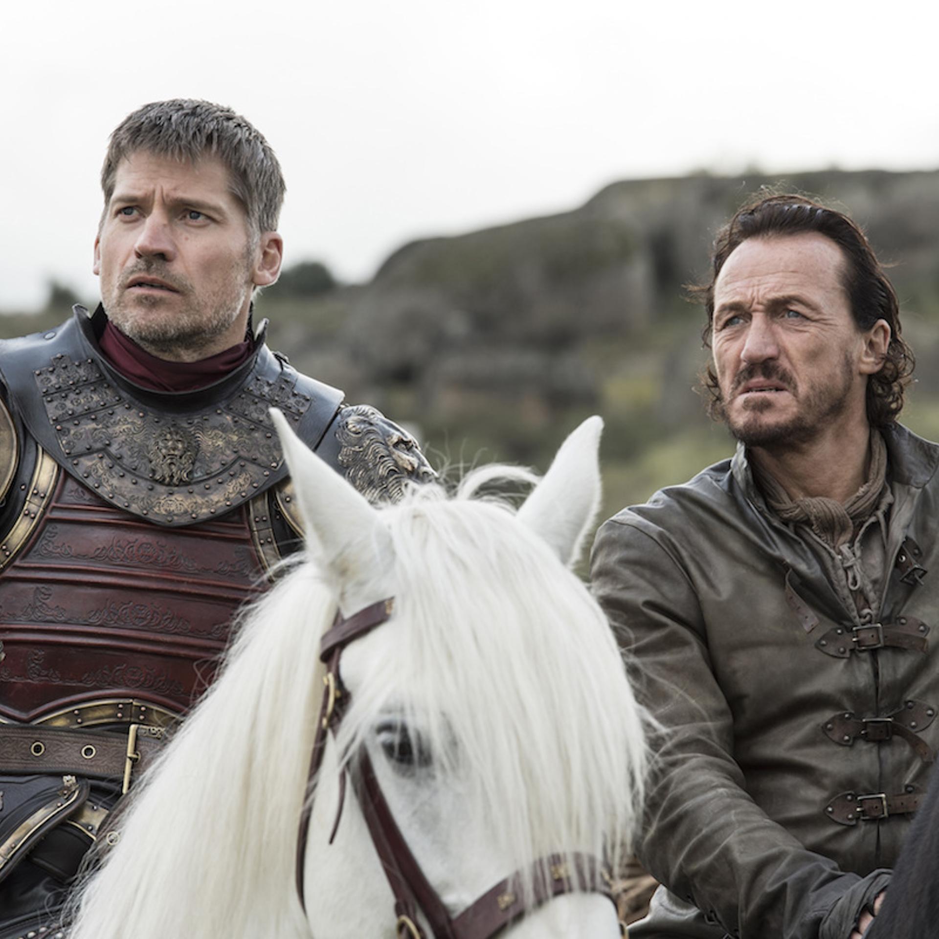 Jaime and Bronn on Game of Thrones