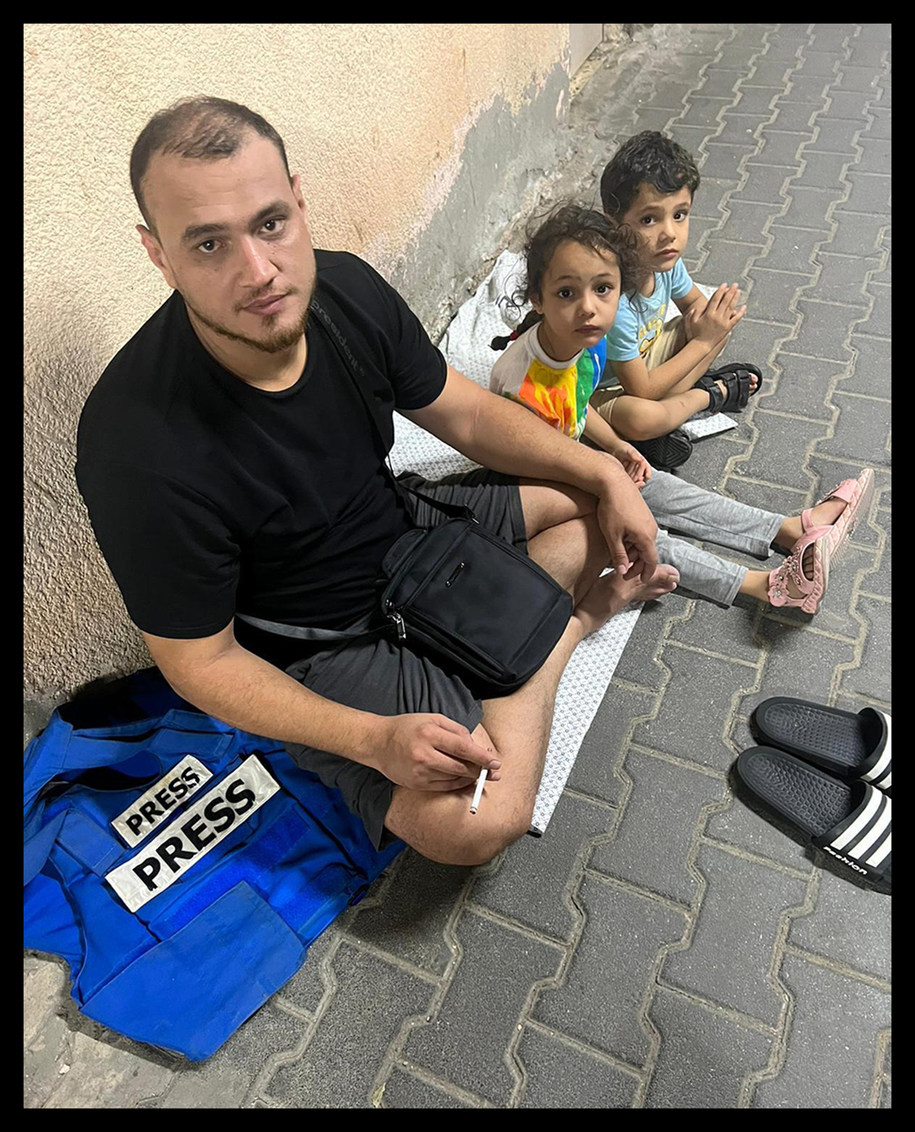 Harazeen's HUSBAND?CK and two kids.