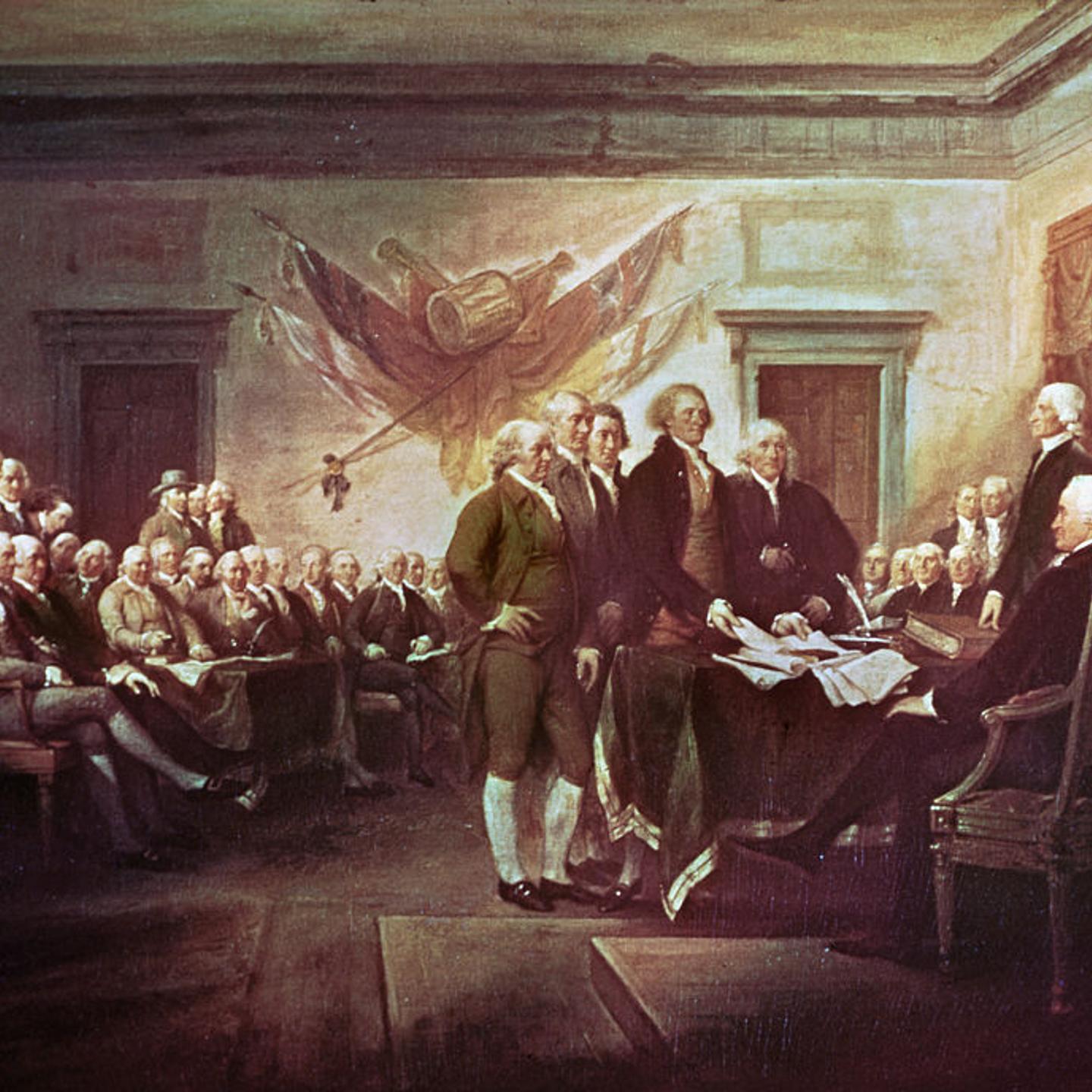 Declaration of Independence, 4 July, 1776 by John Trumbull