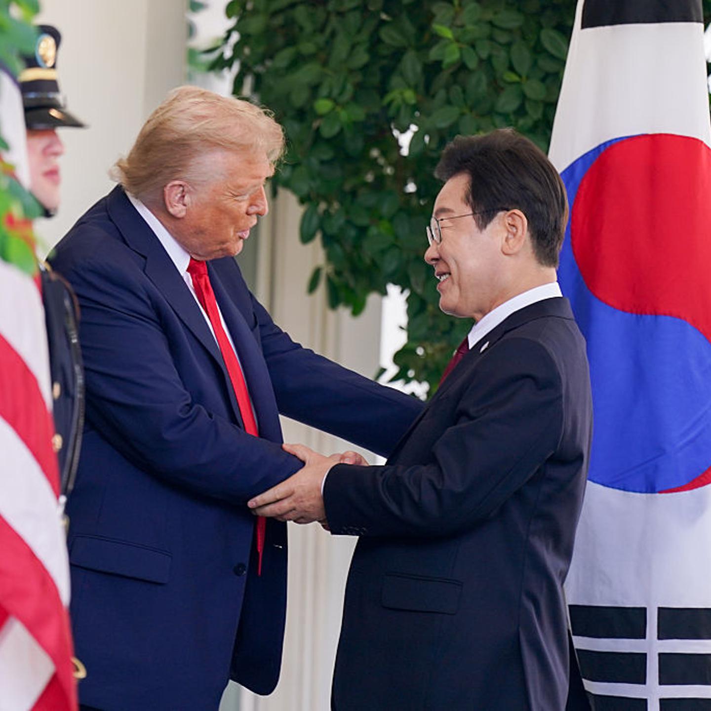President Trump Hosts South Korean President Lee Jae Myung At White House