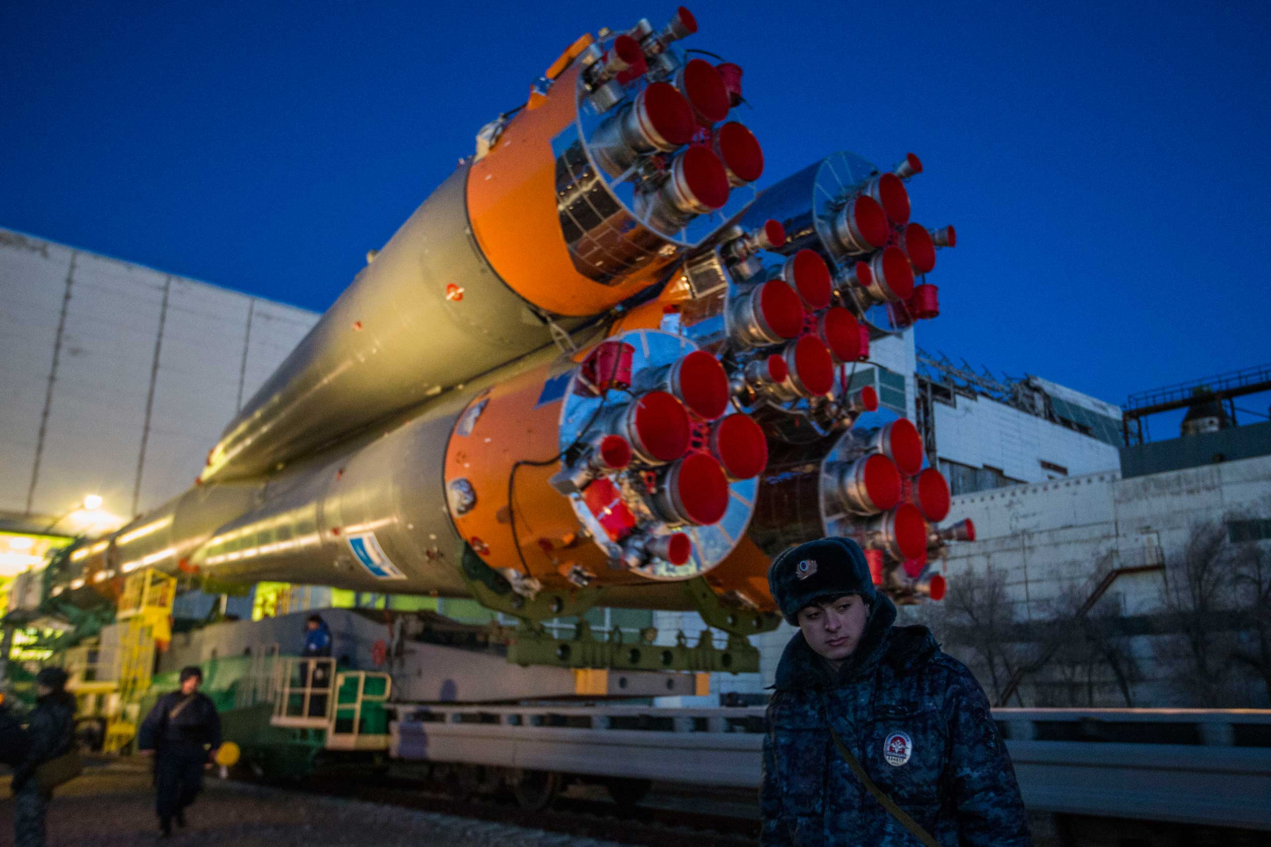 Soyuz Rollout: A Year in Space