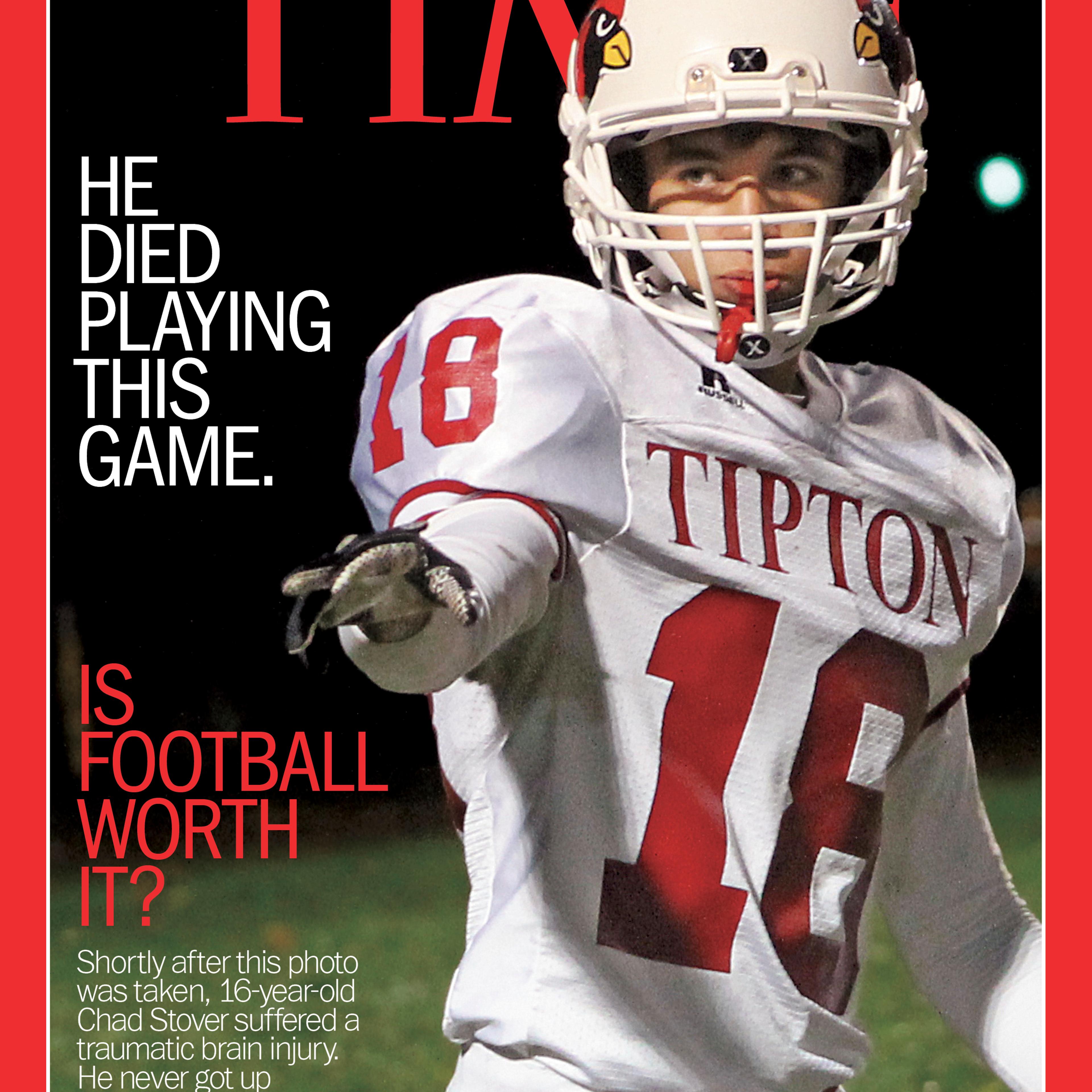 Chad Stover Football Time Magazine Cover