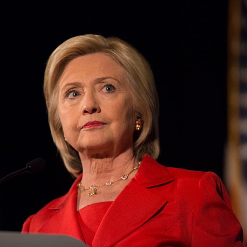 Hillary Clinton, former U.S. secretary of state and 2016 Democratic presidential candidate, pauses while speaking during the Iowa Democratic Party Hall of Fame Celebration dinner in Cedar Rapids, Iowa, U.S., on Friday, July 17, 2015.