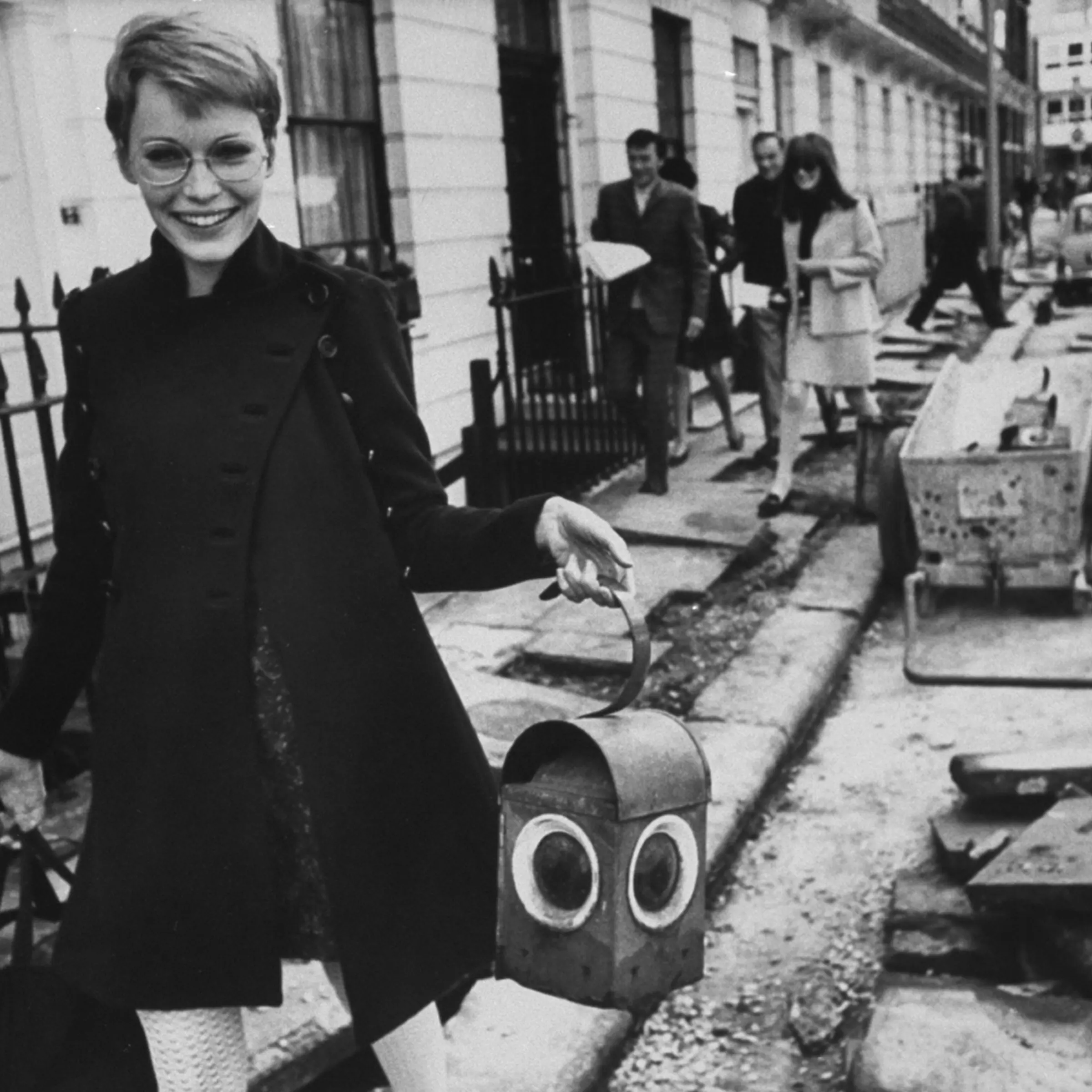 Mia Farrow, London, 1967.