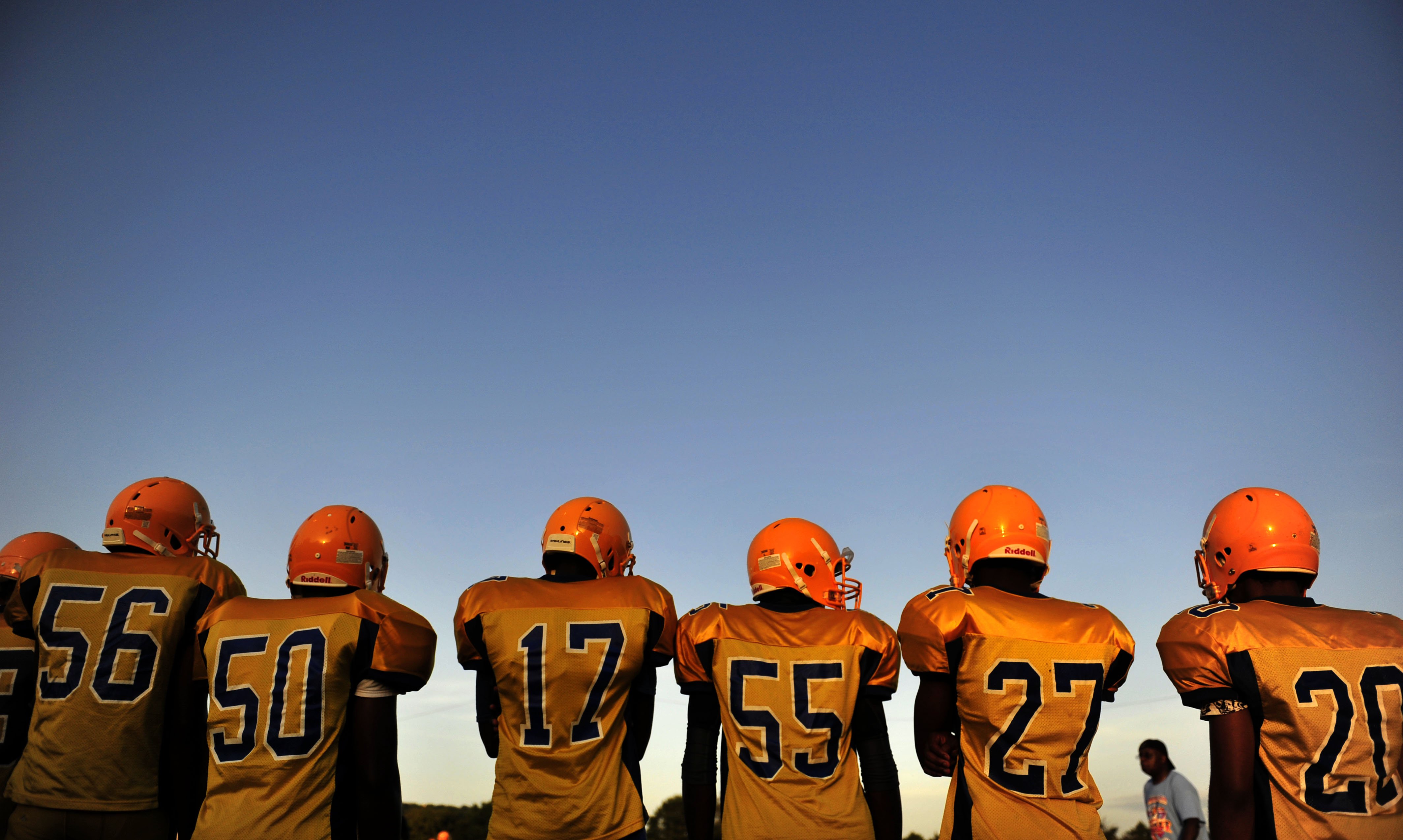 J.O. Johnson Jaguar football practice at Johnson High School on Aug. 21, 2014 in Huntsville, Ala.