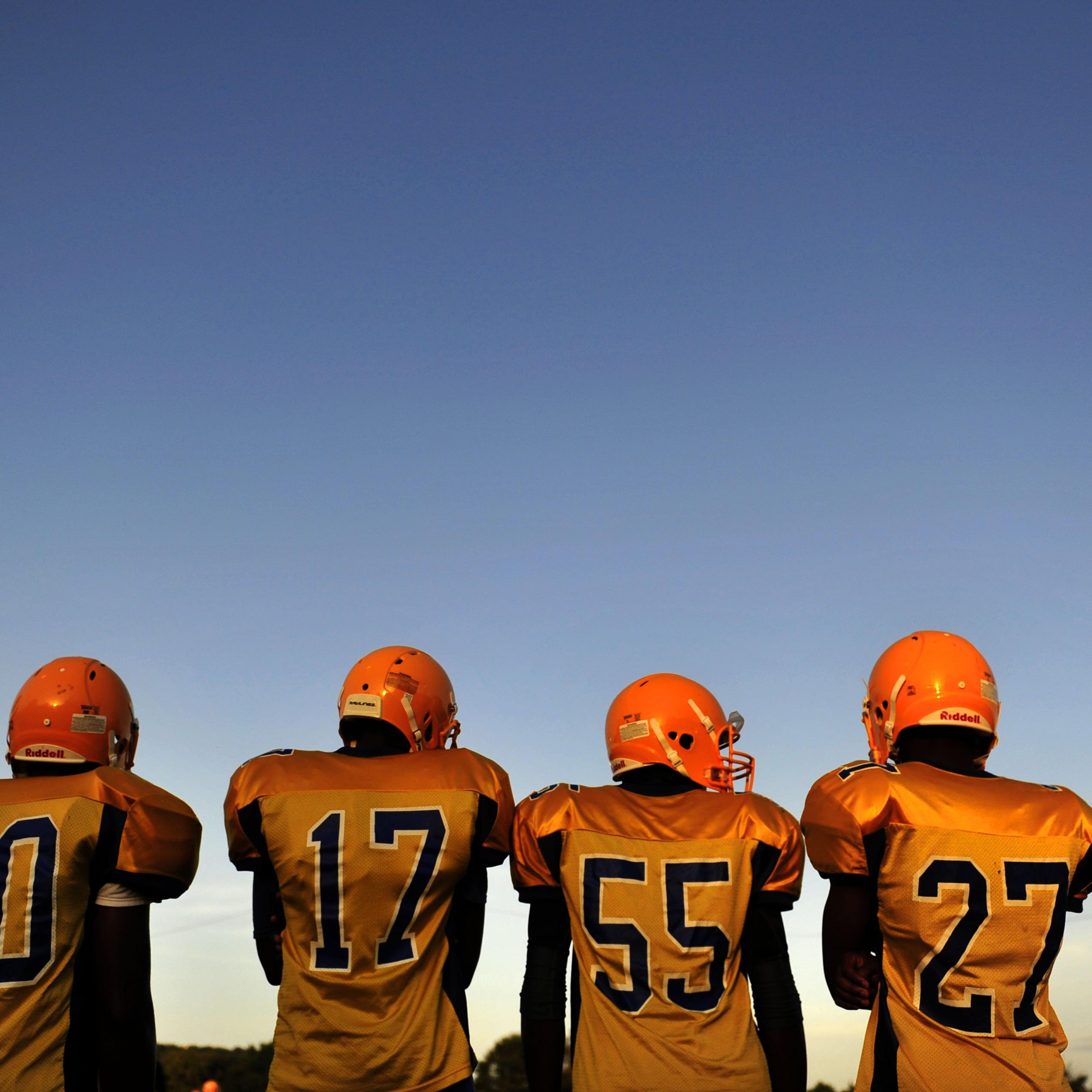 J.O. Johnson Jaguar football practice at Johnson High School on Aug. 21, 2014 in Huntsville, Ala.