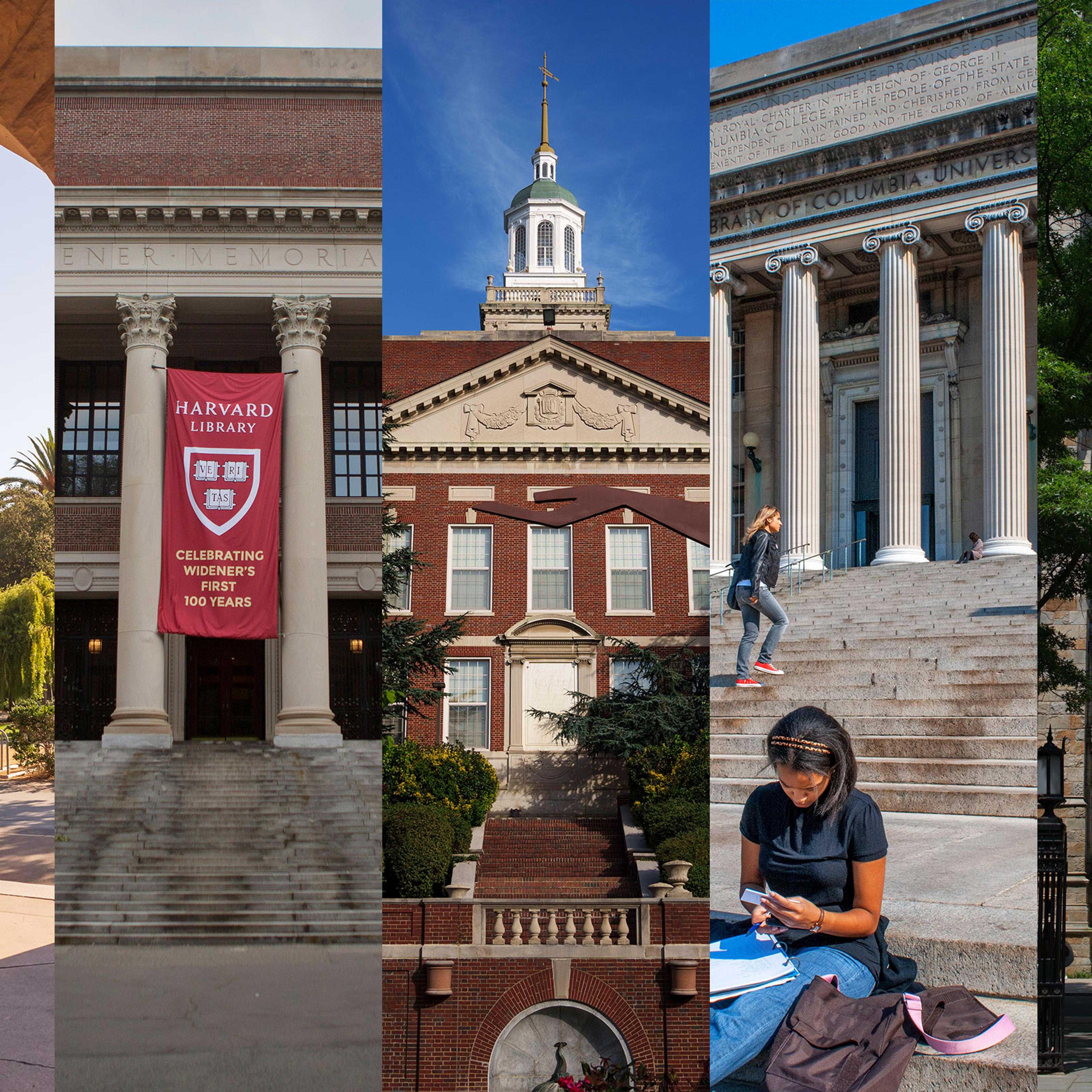 Stanford University; Harvard University; Howard University; Columbia University; Yale University