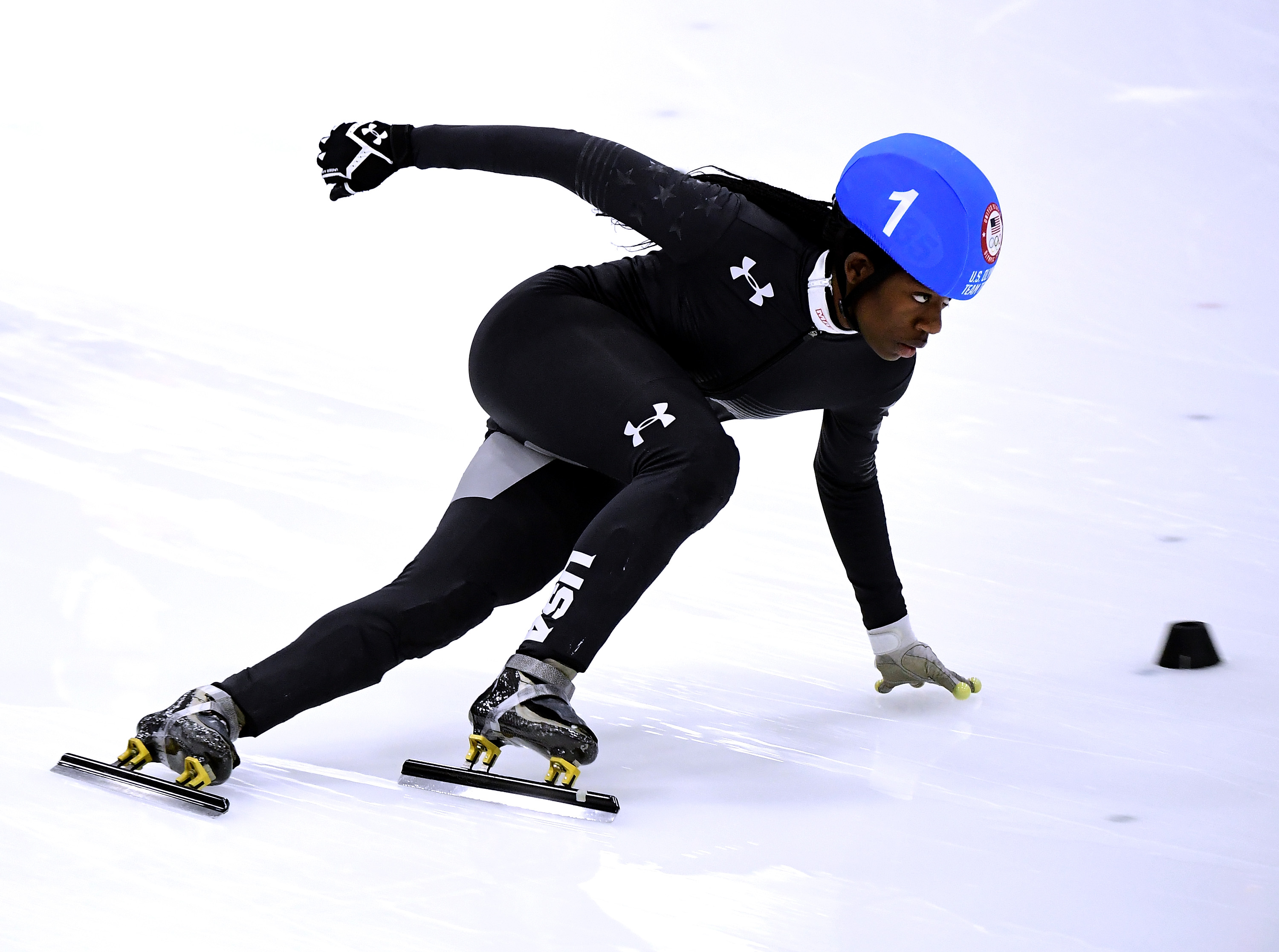Team USA speedskater Maame Biney