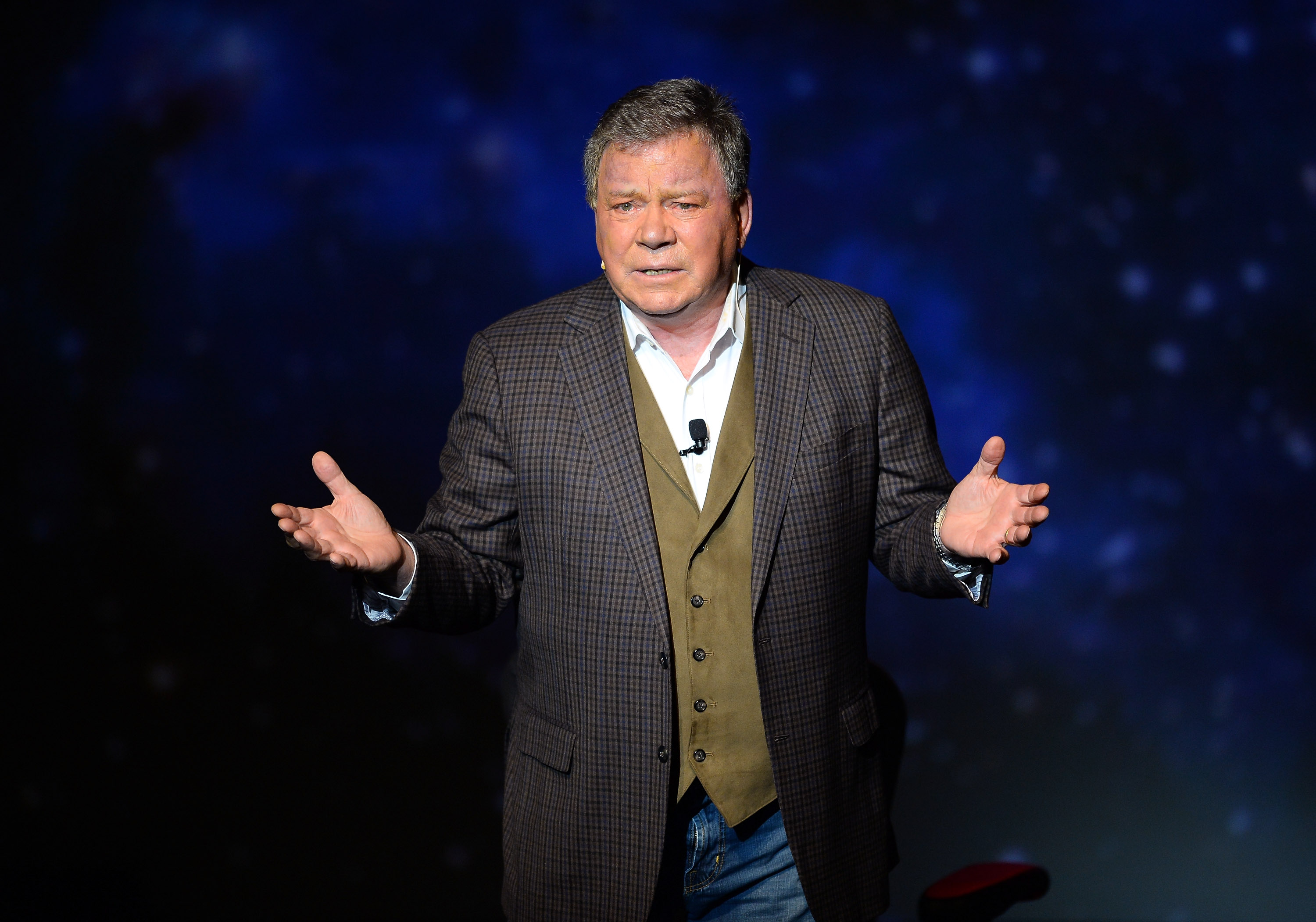 William Shatner Reviews Facebook Mentions