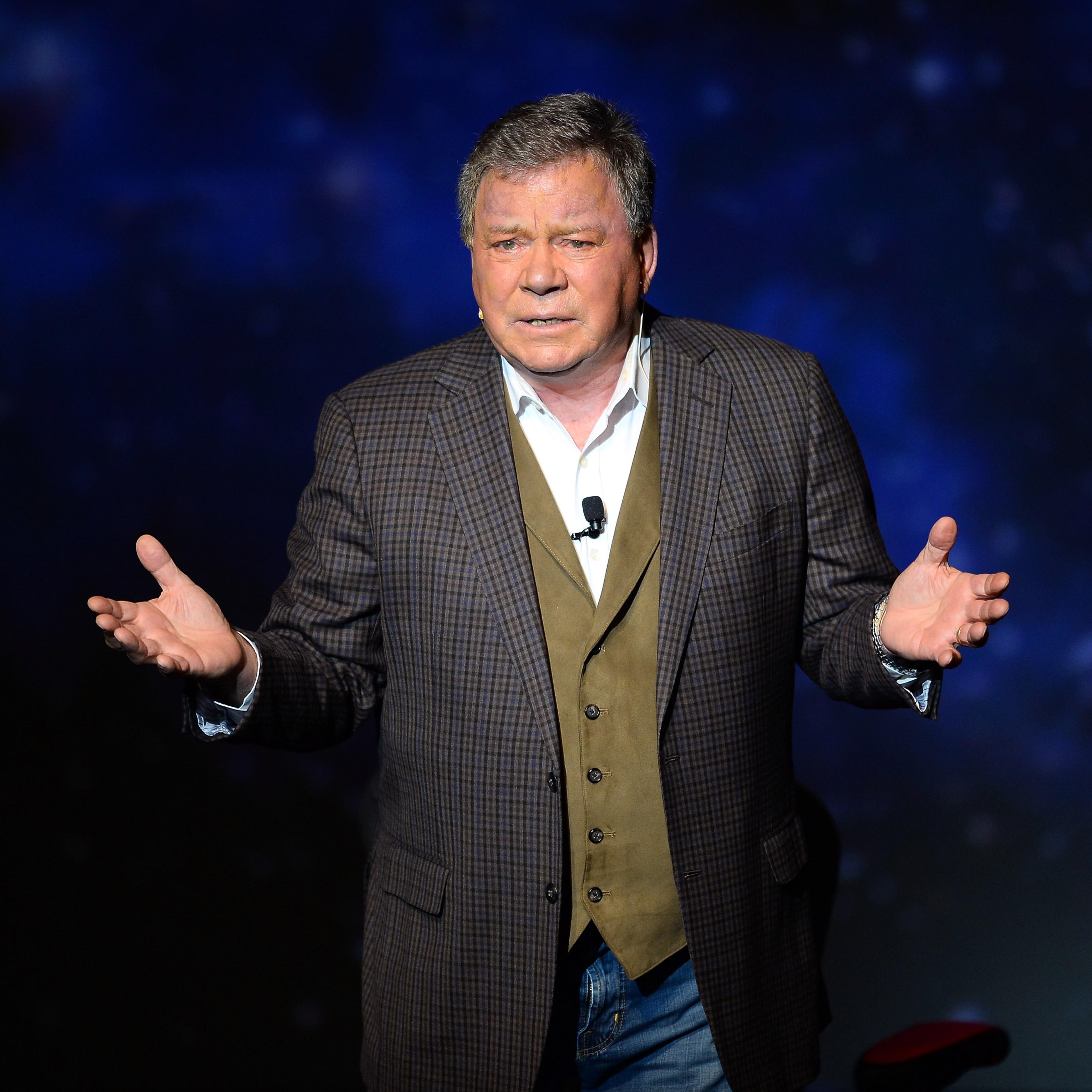 William Shatner Reviews Facebook Mentions