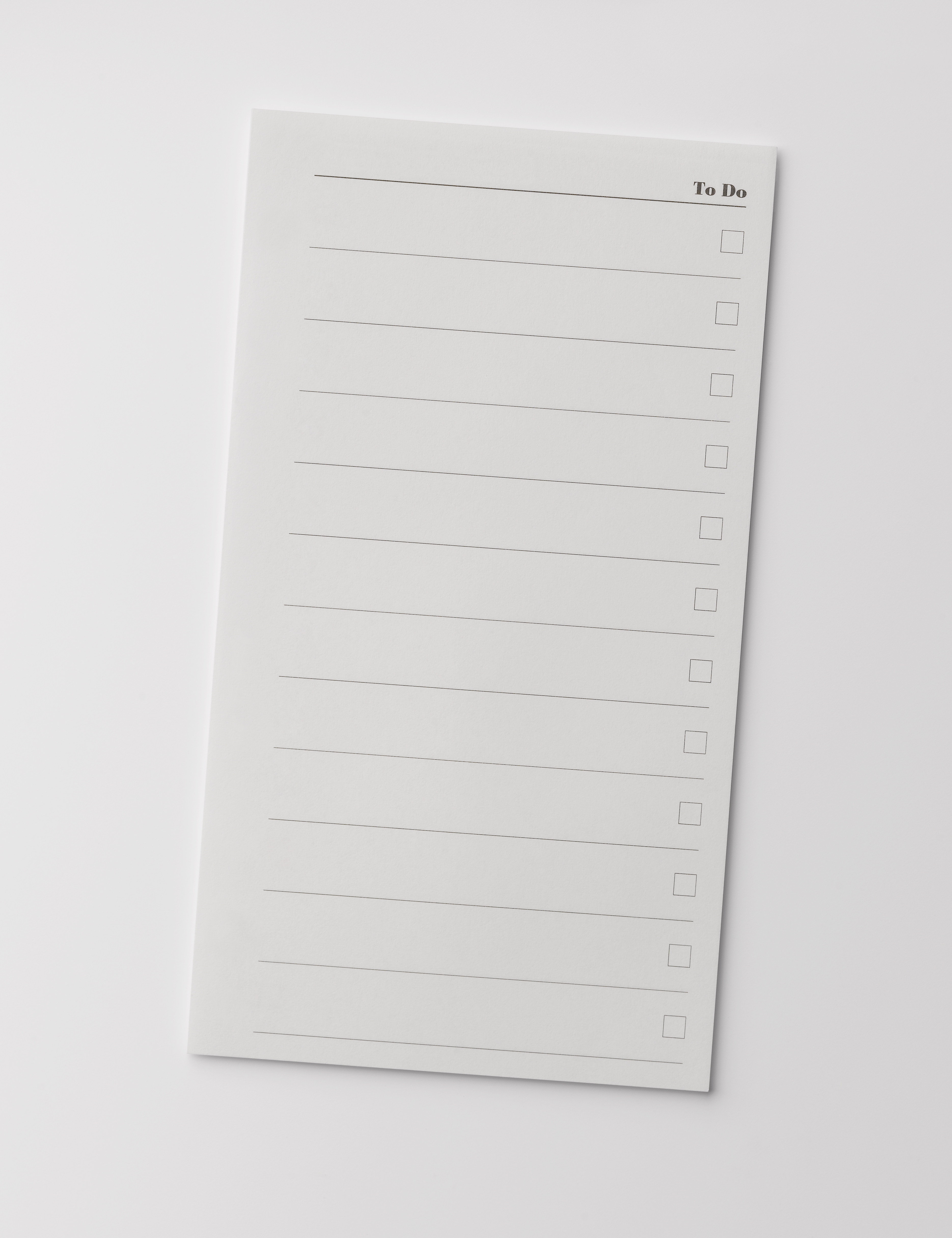 To do list