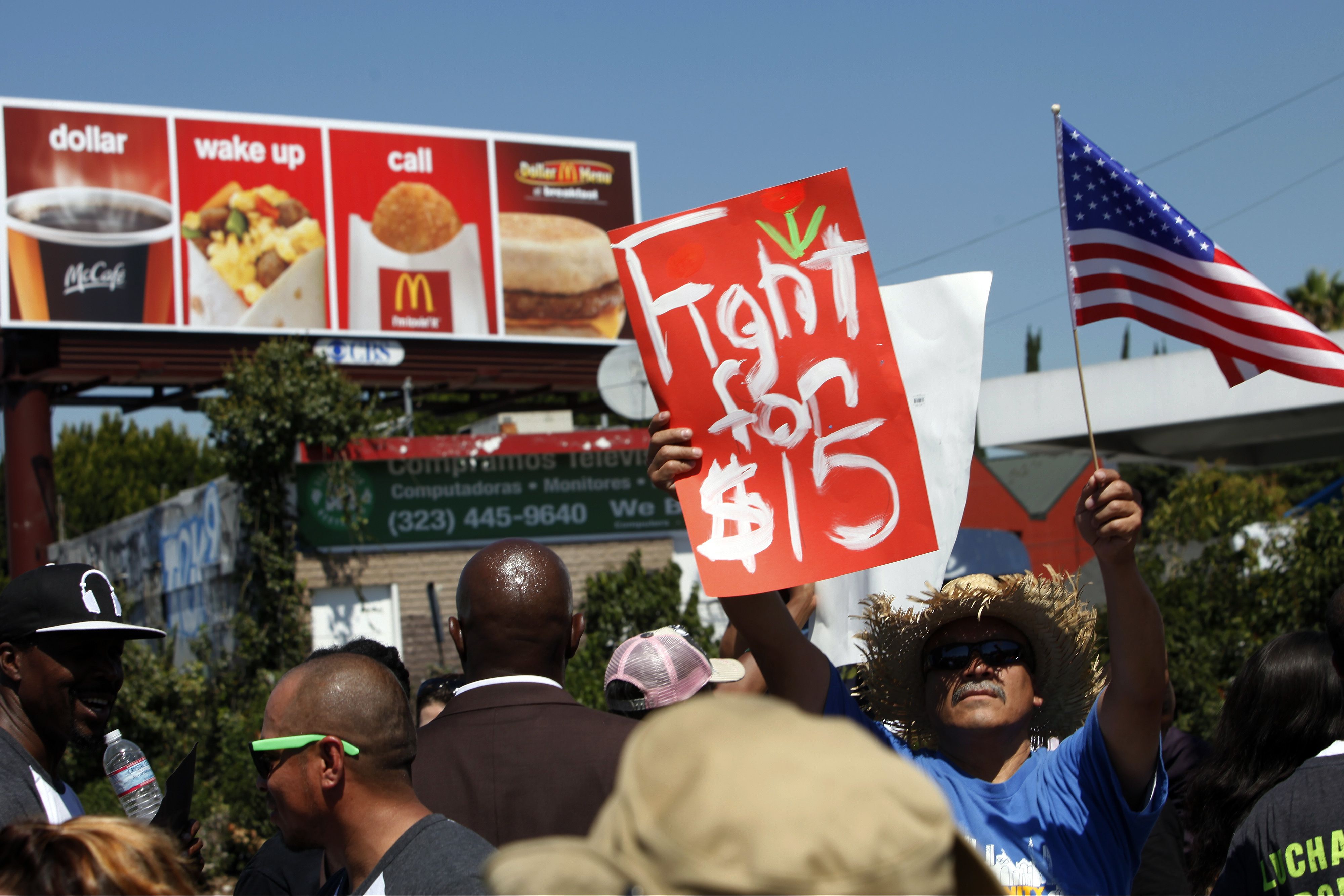 Fast-Food Strikes in 50 U.S. Cities Seeking $15 Per Hour