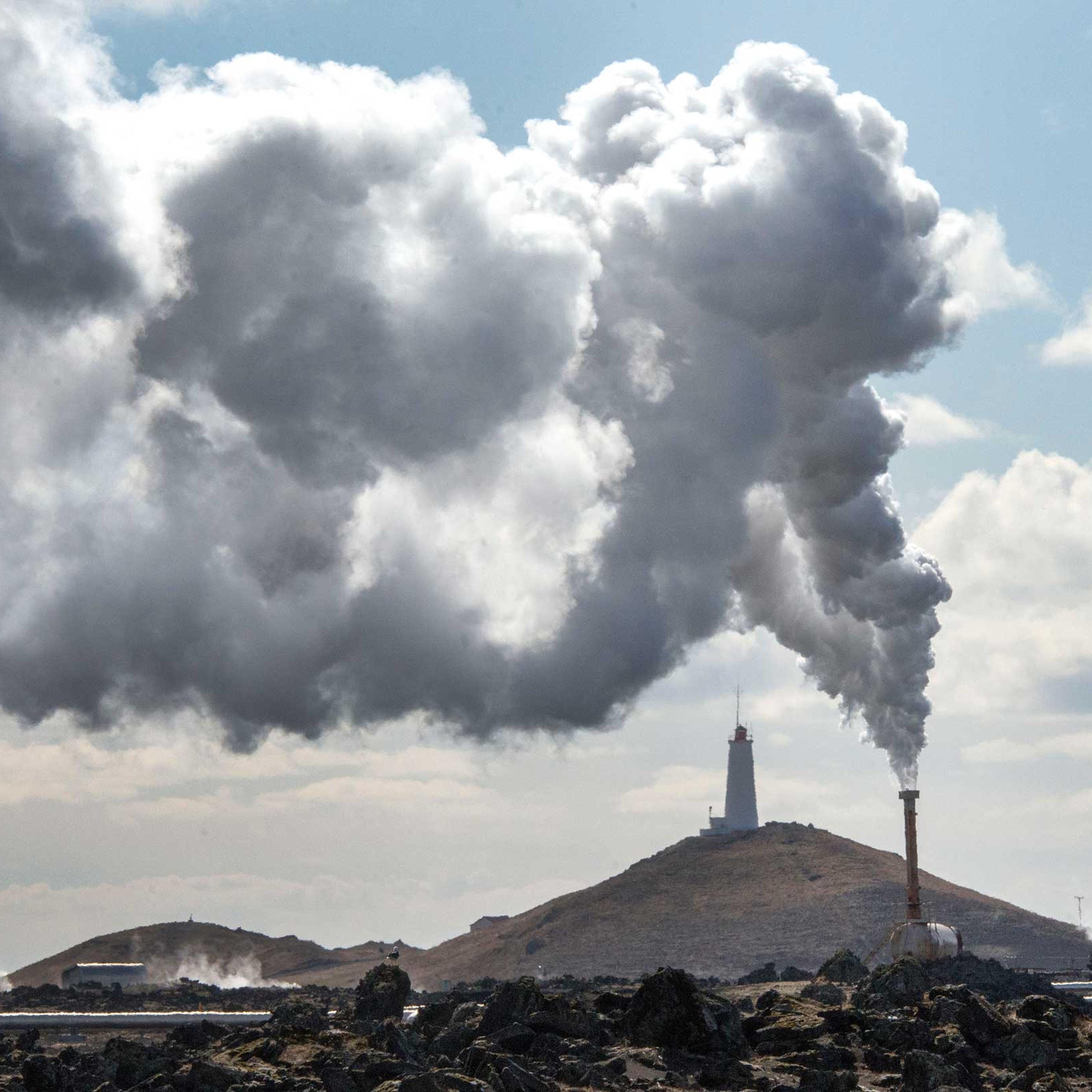 Reykjanes power station in Iceland, seen in 2013.