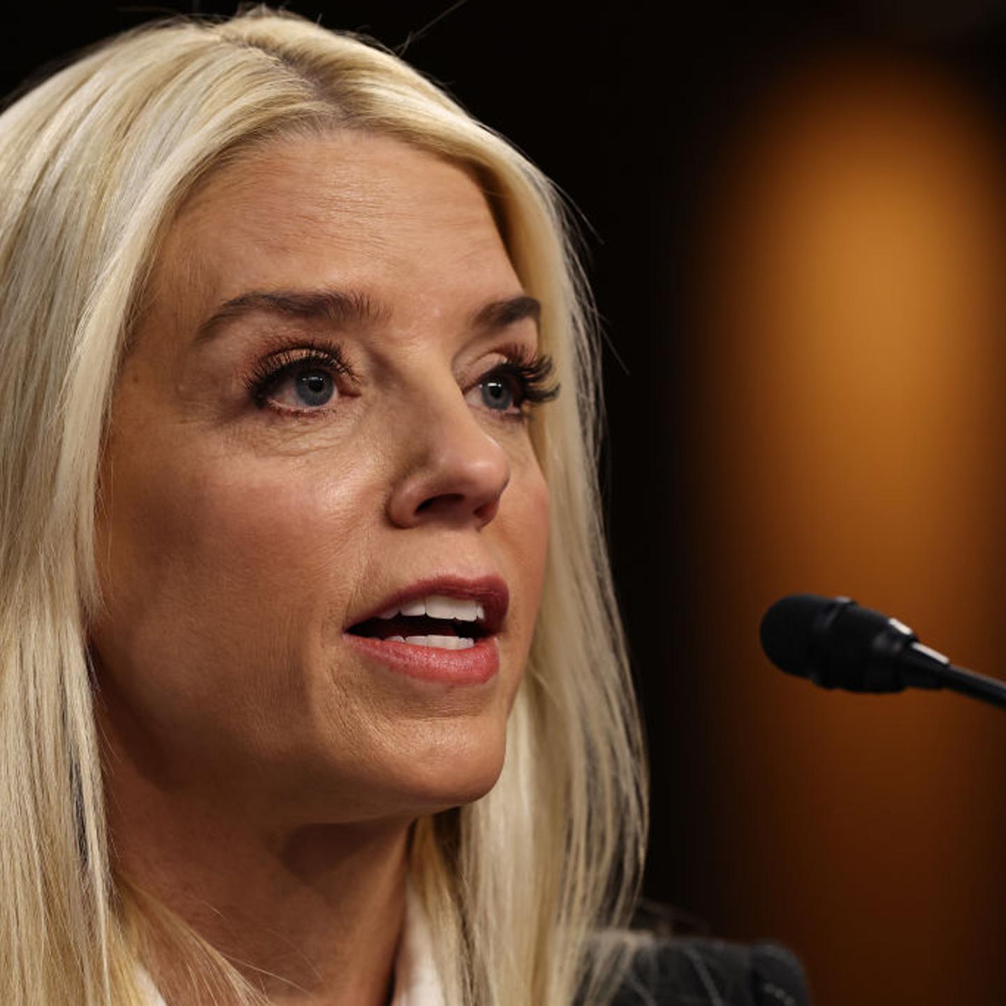 Pam Bondi Attends Confirmation Hearing To Be Attorney General