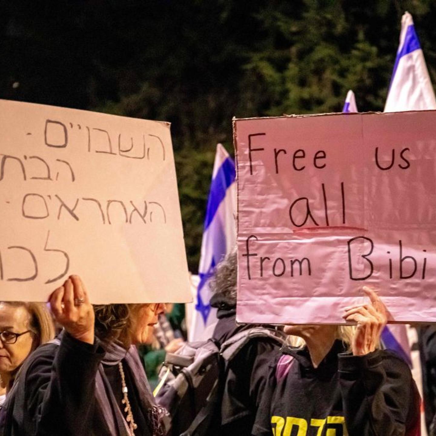 Protest-Against-Benjamin-Netanyahu