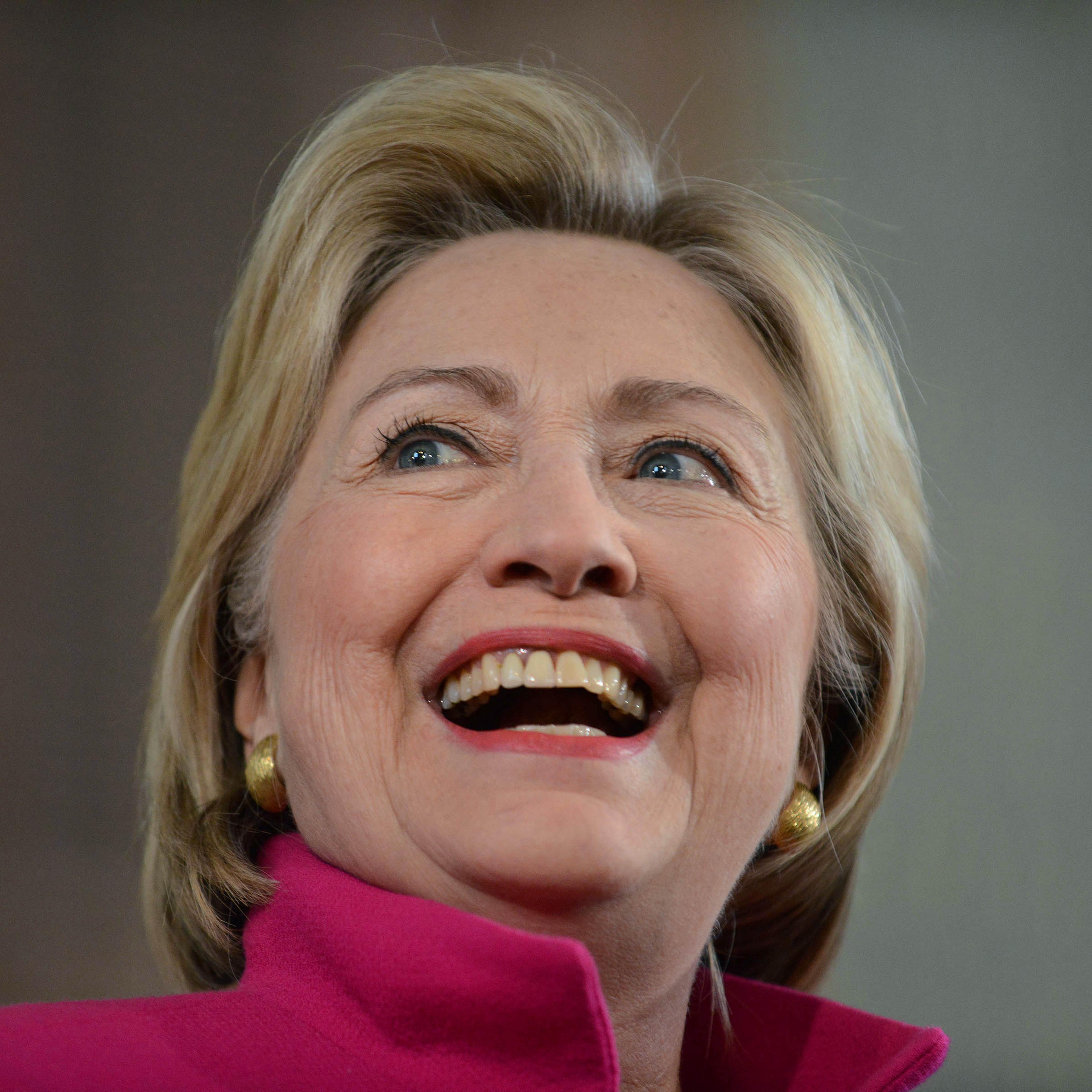 Hillary Clinton Holds Last Campaign Event Of 2015 In New Hampshire